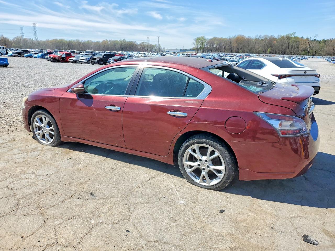 2012 Niss Maxima 3.5 S Burgundy vin: 1N4AA5AP2CC814847