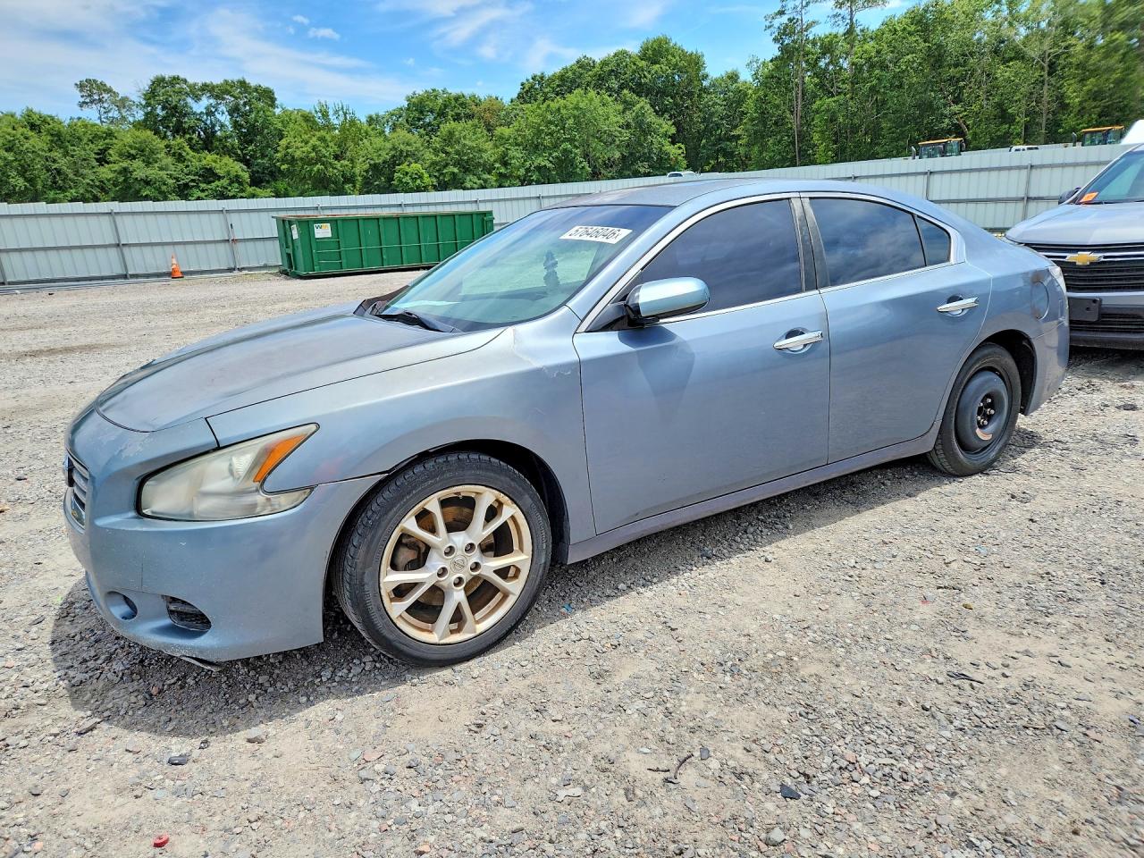 2012 Nissan Maxima 3.5 S Blue vin: 1N4AA5AP2CC815657