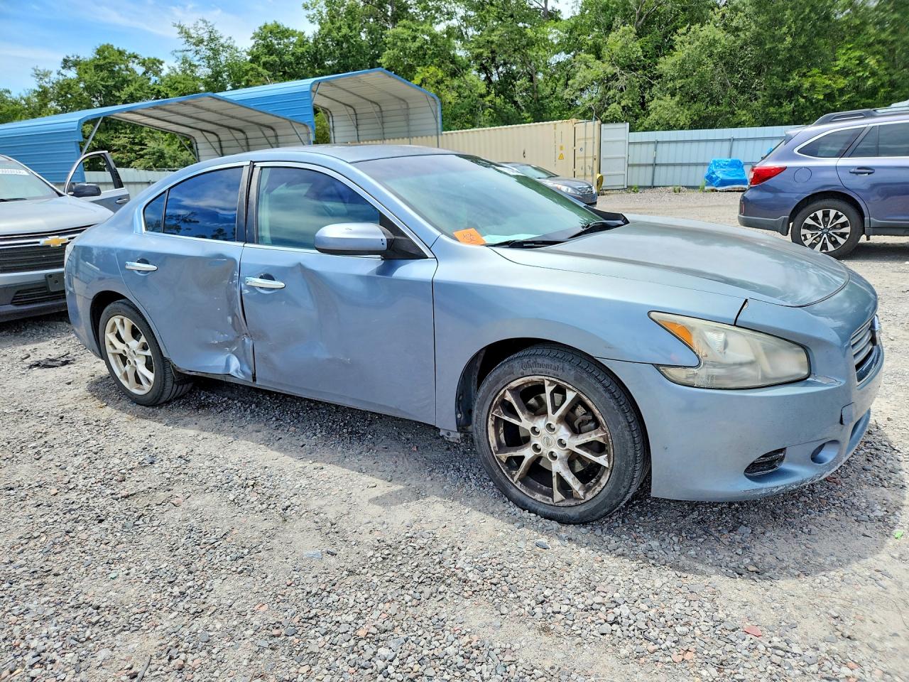 2012 Nissan Maxima 3.5 S Blue vin: 1N4AA5AP2CC815657