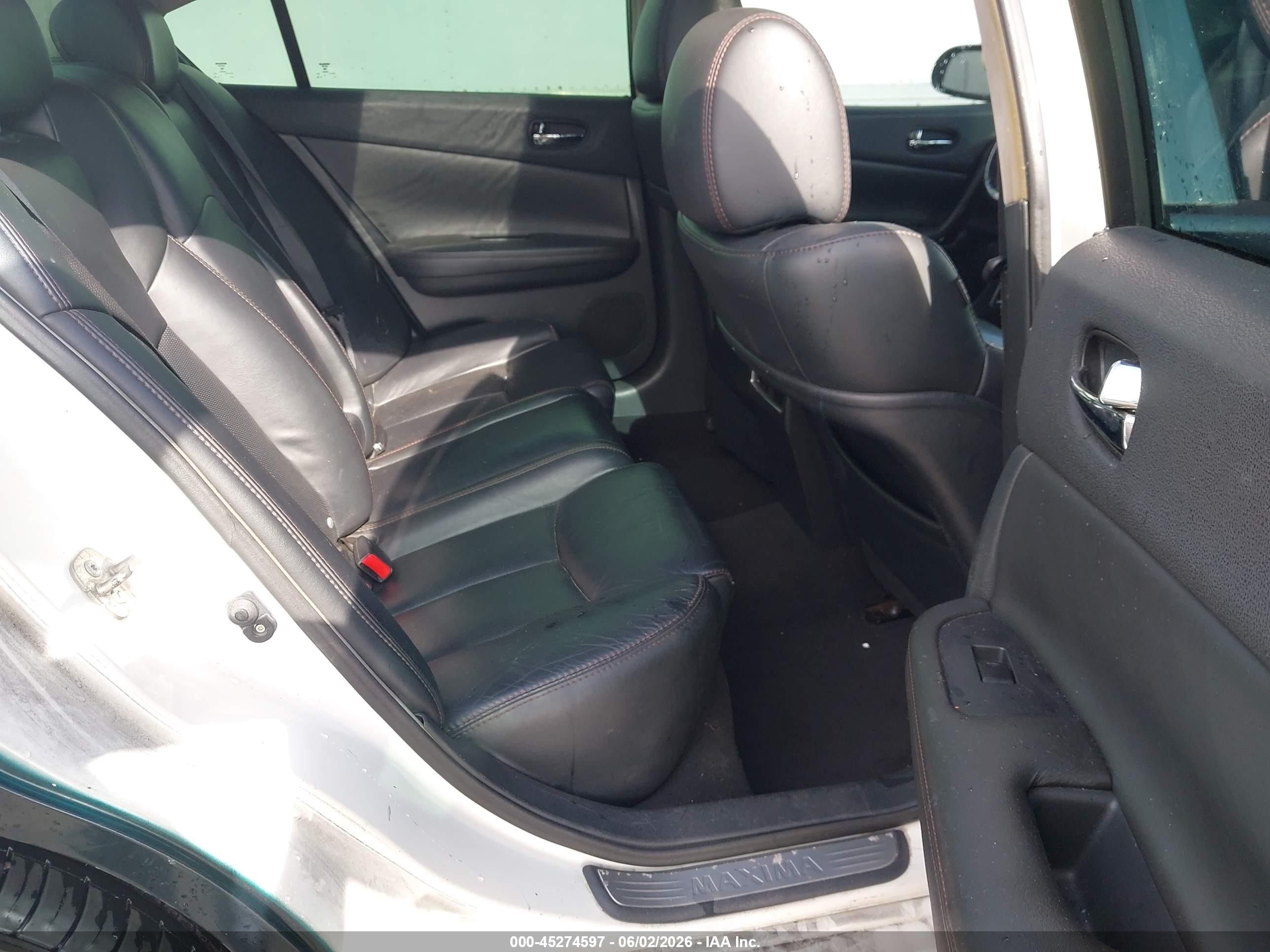 2012 Nissan Maxima 3.5 Sv Green vin: 1N4AA5AP2CC816758