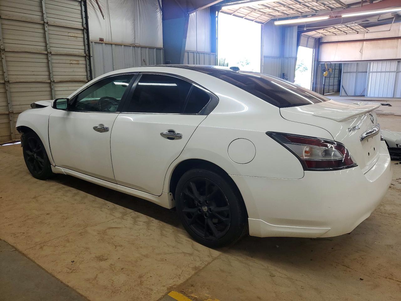 2012 Nissan Maxima 3.5 S Белый vin: 1N4AA5AP2CC816887
