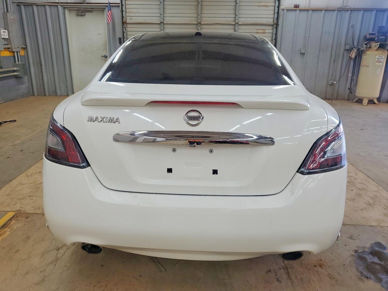 2012 Nissan Maxima 3.5 S Белый vin: 1N4AA5AP2CC816887