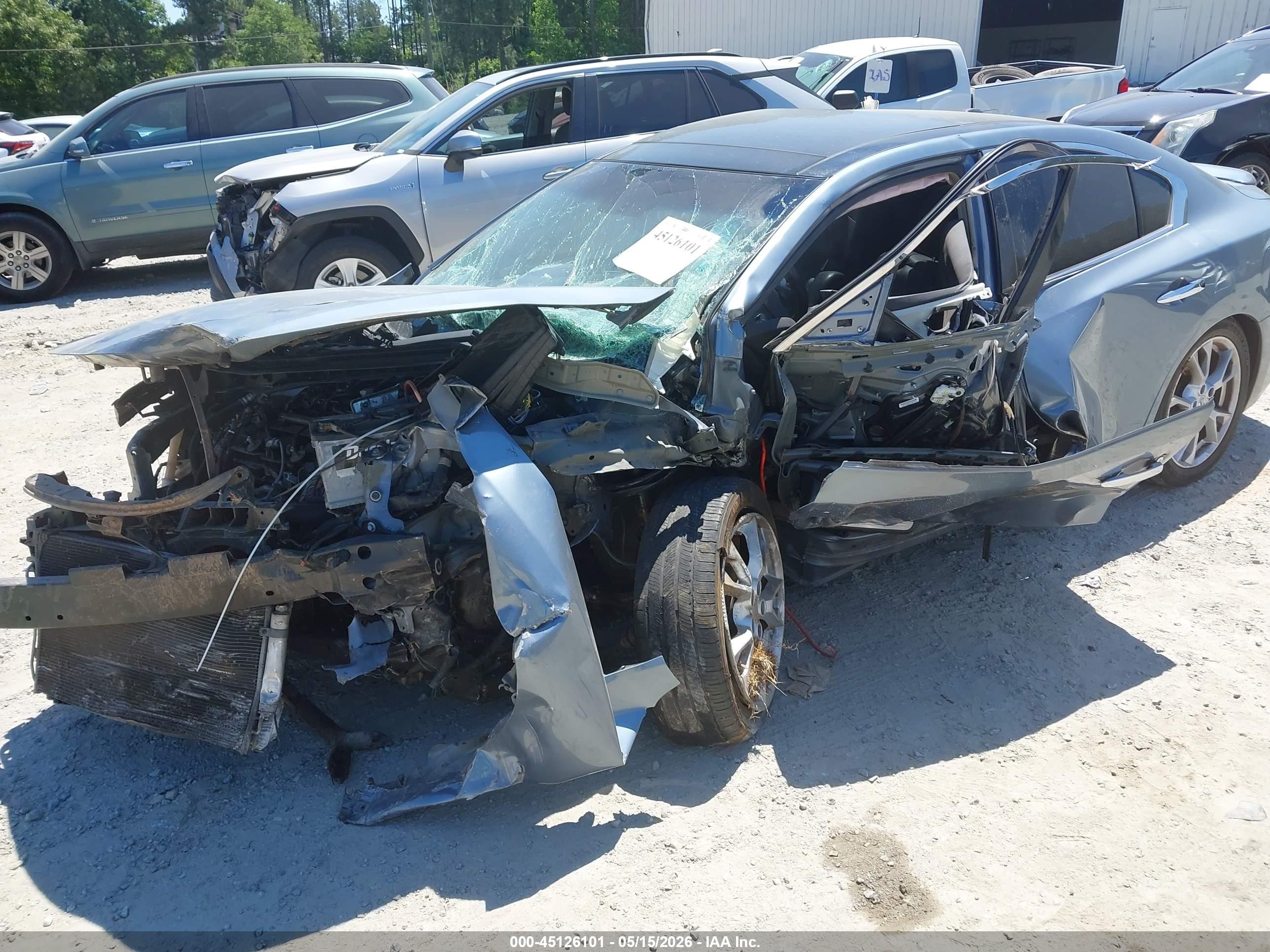 2012 Nissan Maxima 3.5 Sv Gray vin: 1N4AA5AP2CC817263