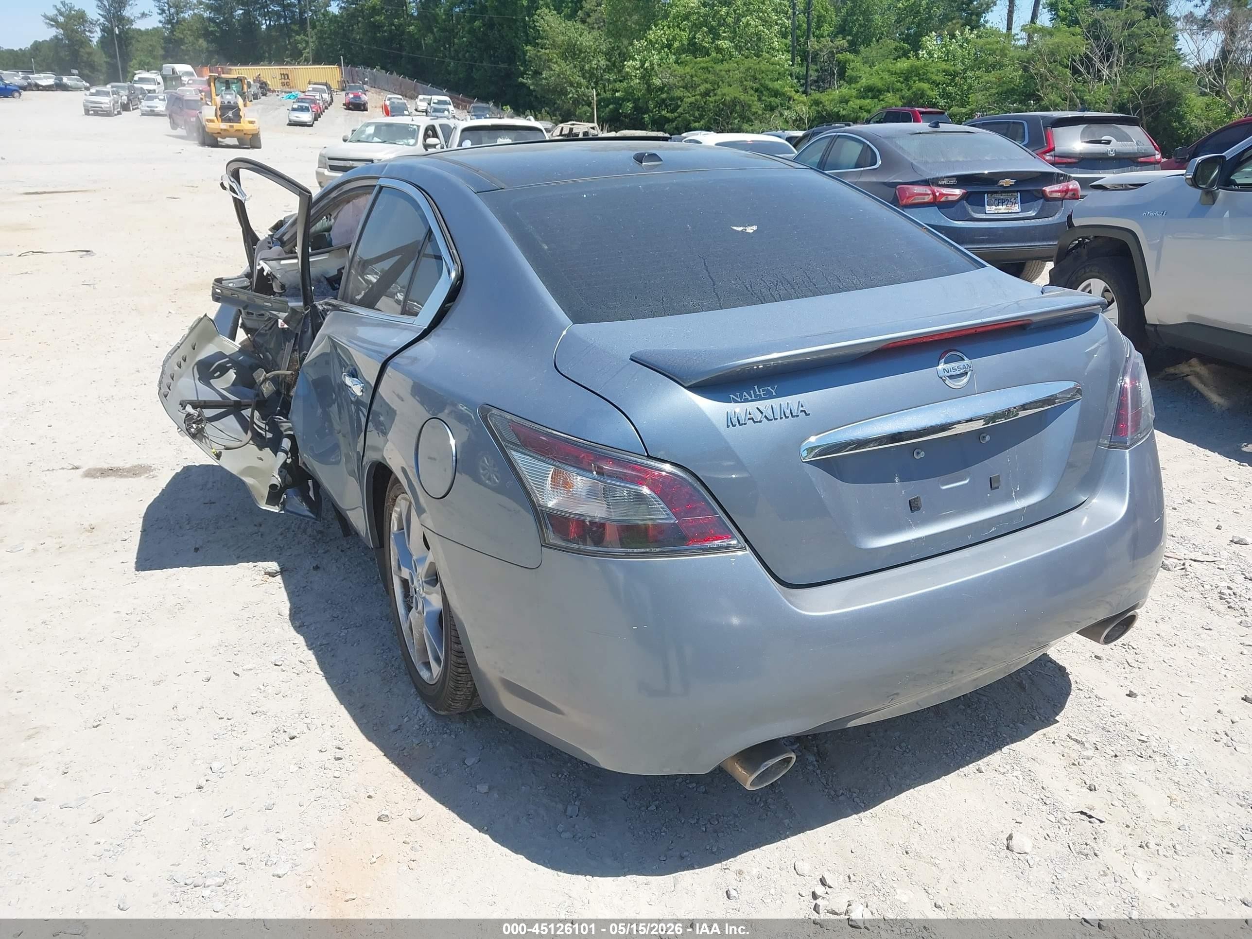 2012 Nissan Maxima 3.5 Sv Gray vin: 1N4AA5AP2CC817263