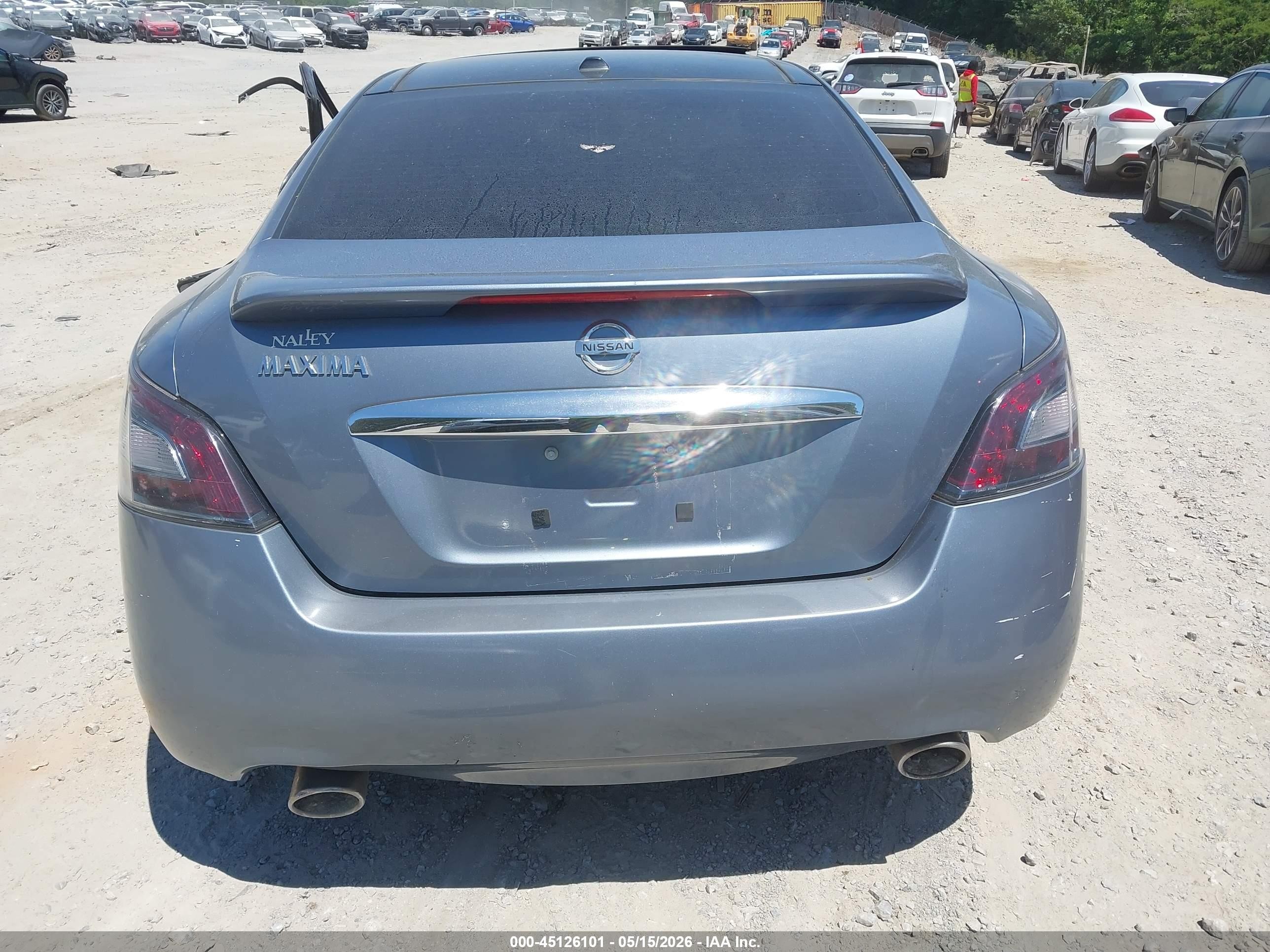 2012 Nissan Maxima 3.5 Sv Gray vin: 1N4AA5AP2CC817263