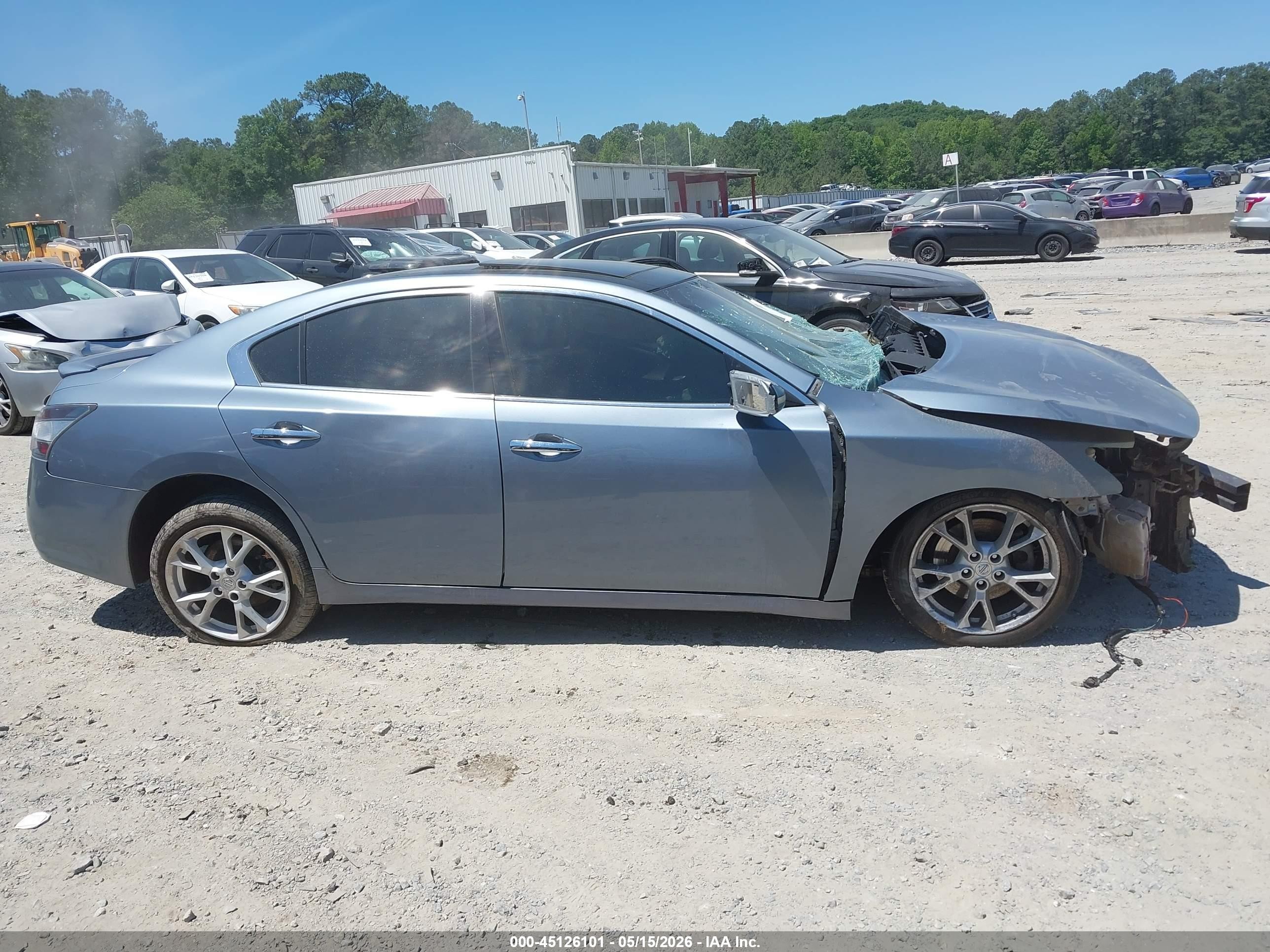 2012 Nissan Maxima 3.5 Sv Gray vin: 1N4AA5AP2CC817263