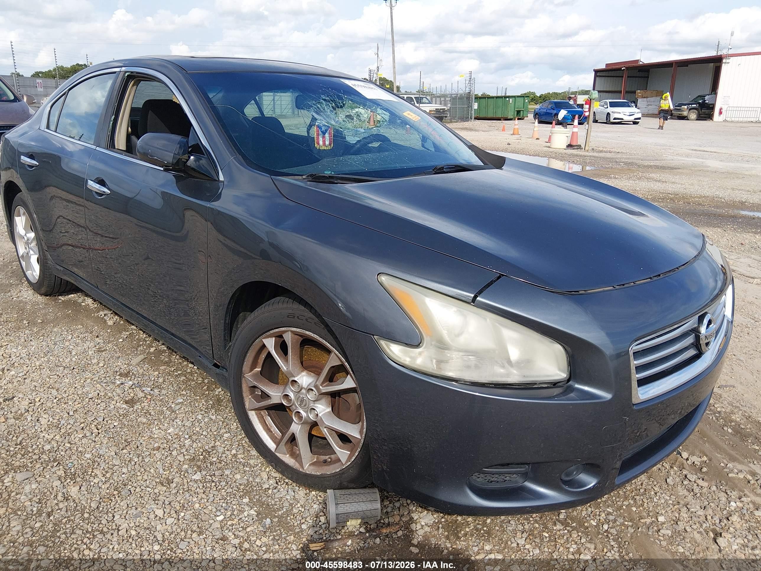 2012 Nissan Maxima 3.5 S Gray vin: 1N4AA5AP2CC819997