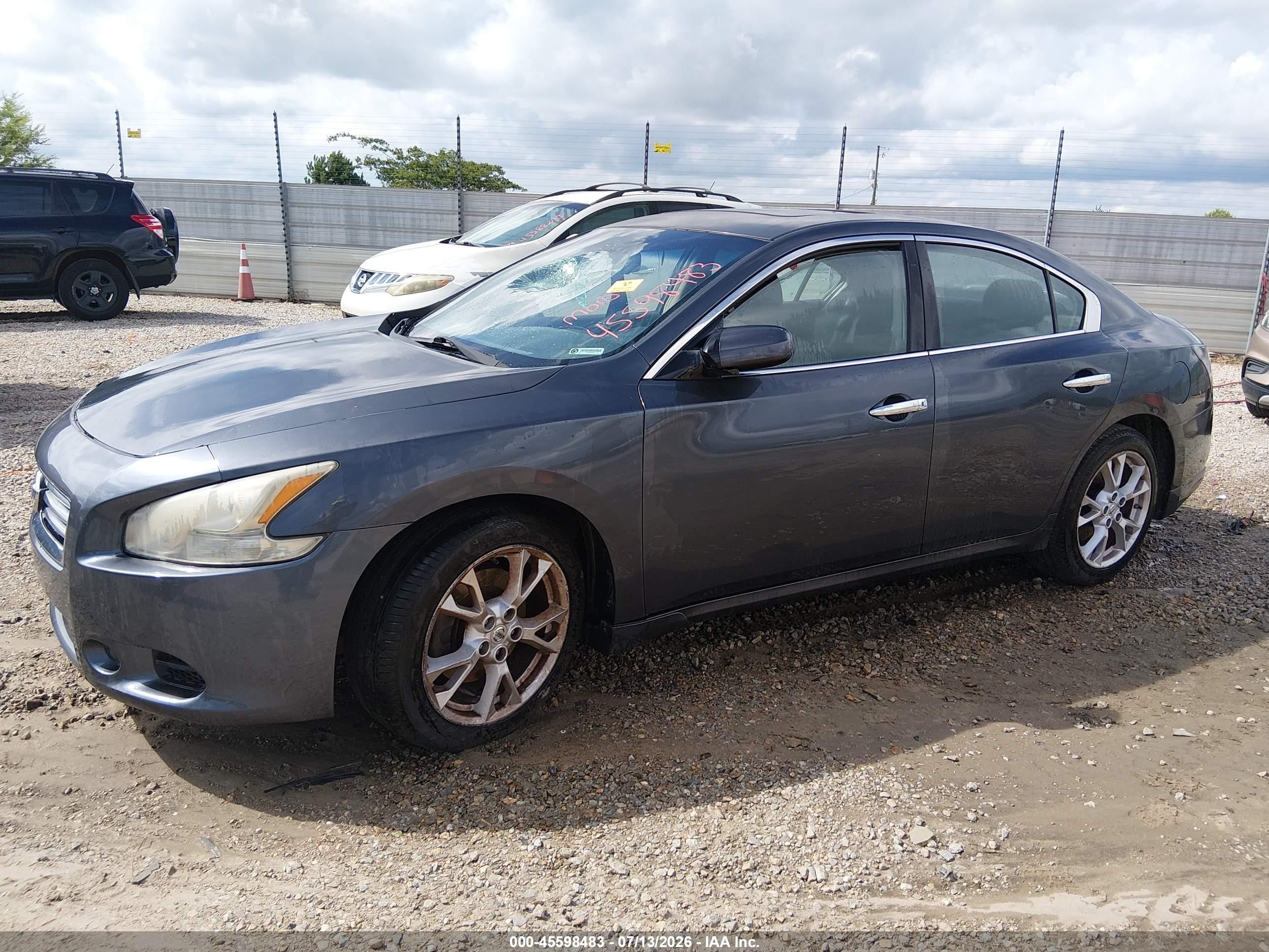 2012 Nissan Maxima 3.5 S Gray vin: 1N4AA5AP2CC819997