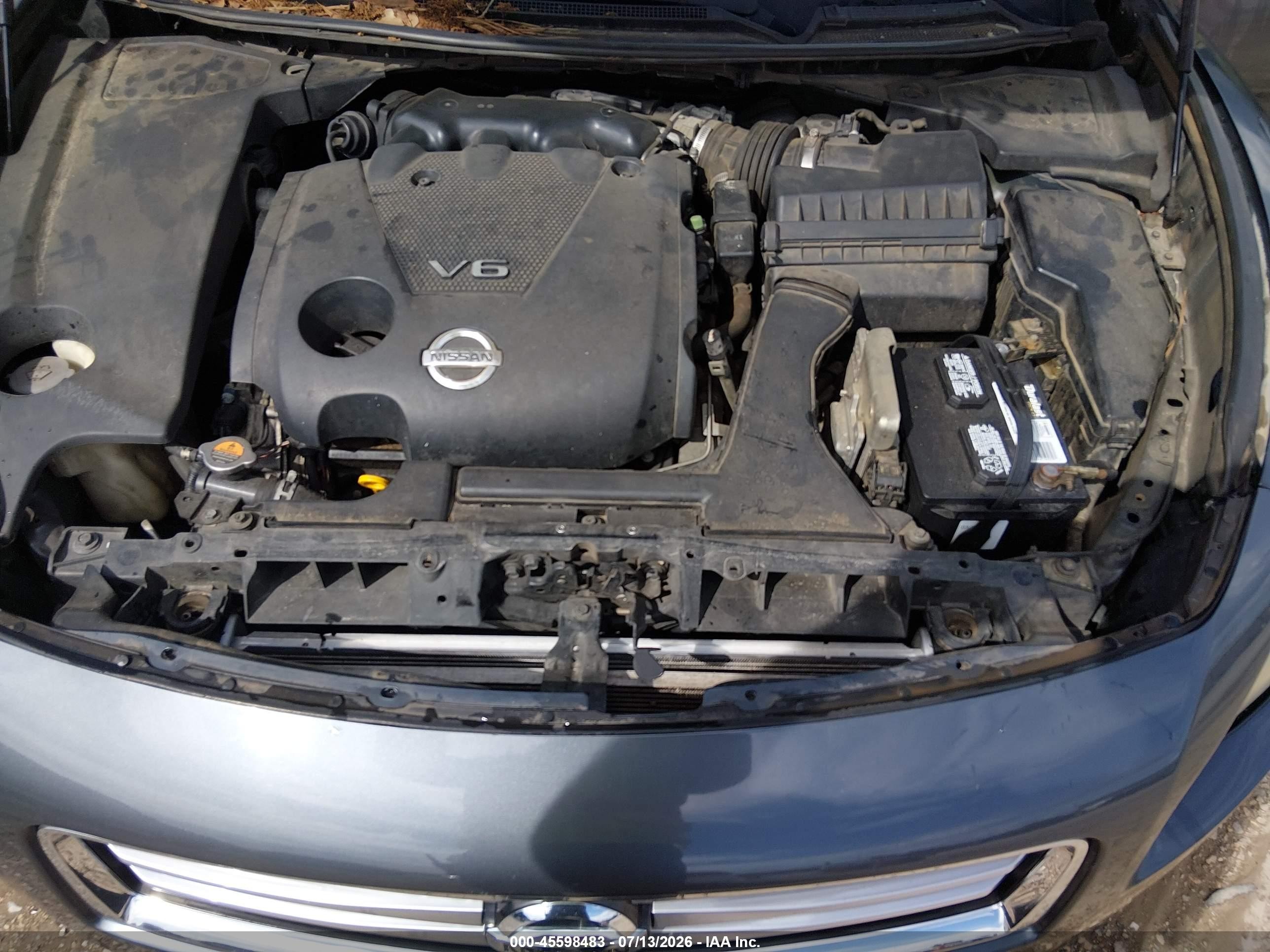 2012 Nissan Maxima 3.5 S Gray vin: 1N4AA5AP2CC819997
