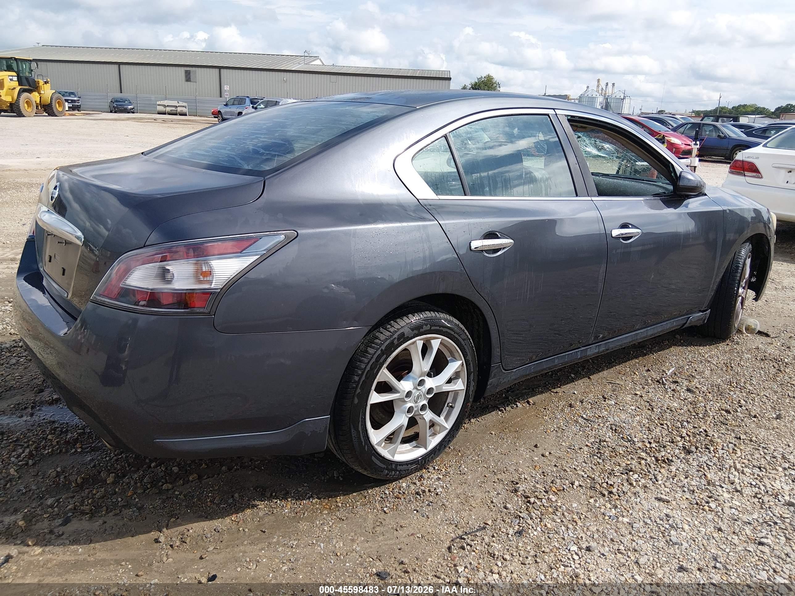 2012 Nissan Maxima 3.5 S Gray vin: 1N4AA5AP2CC819997