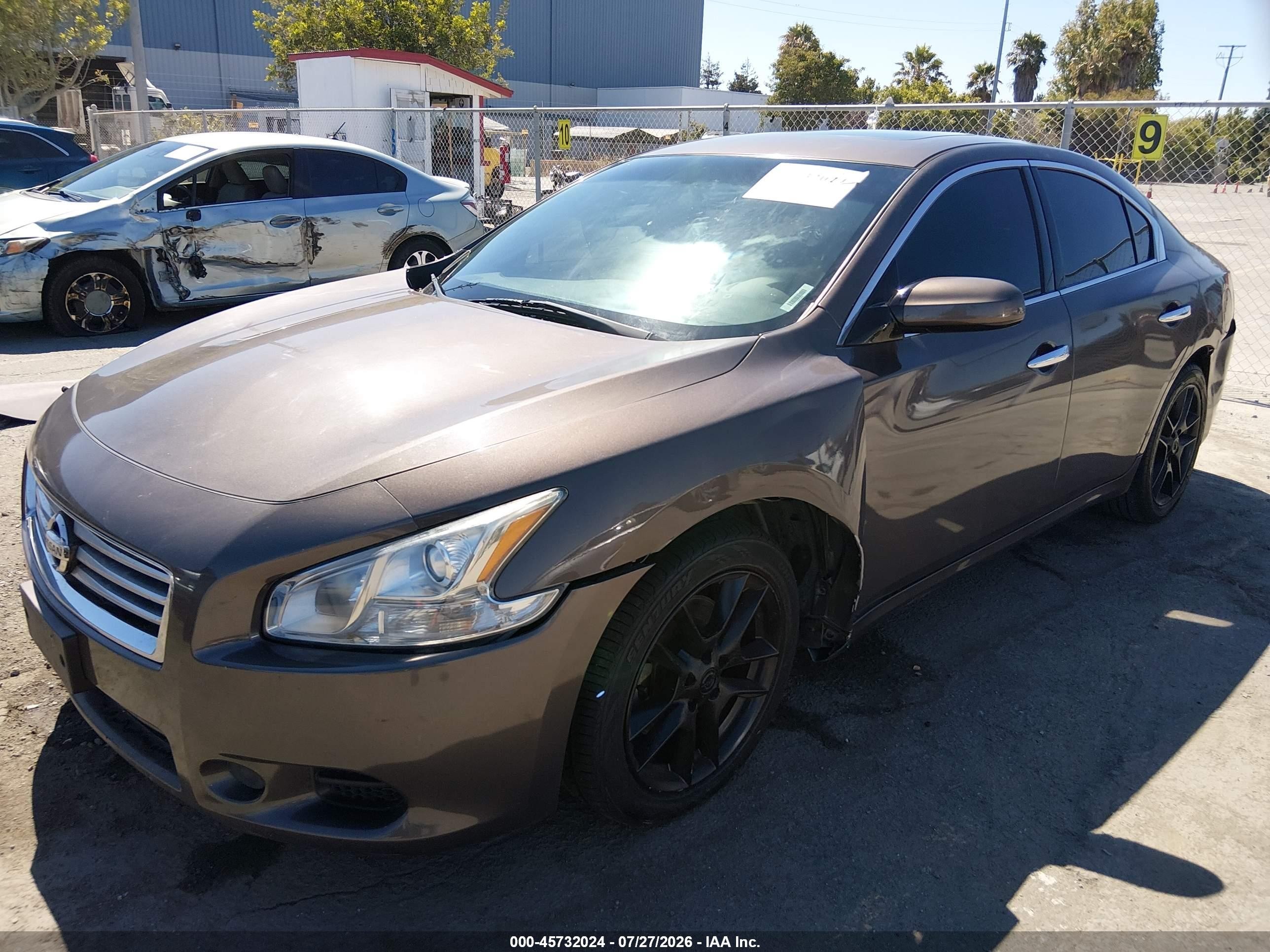 2012 Nissan Maxima 3.5 S Gray vin: 1N4AA5AP2CC822088