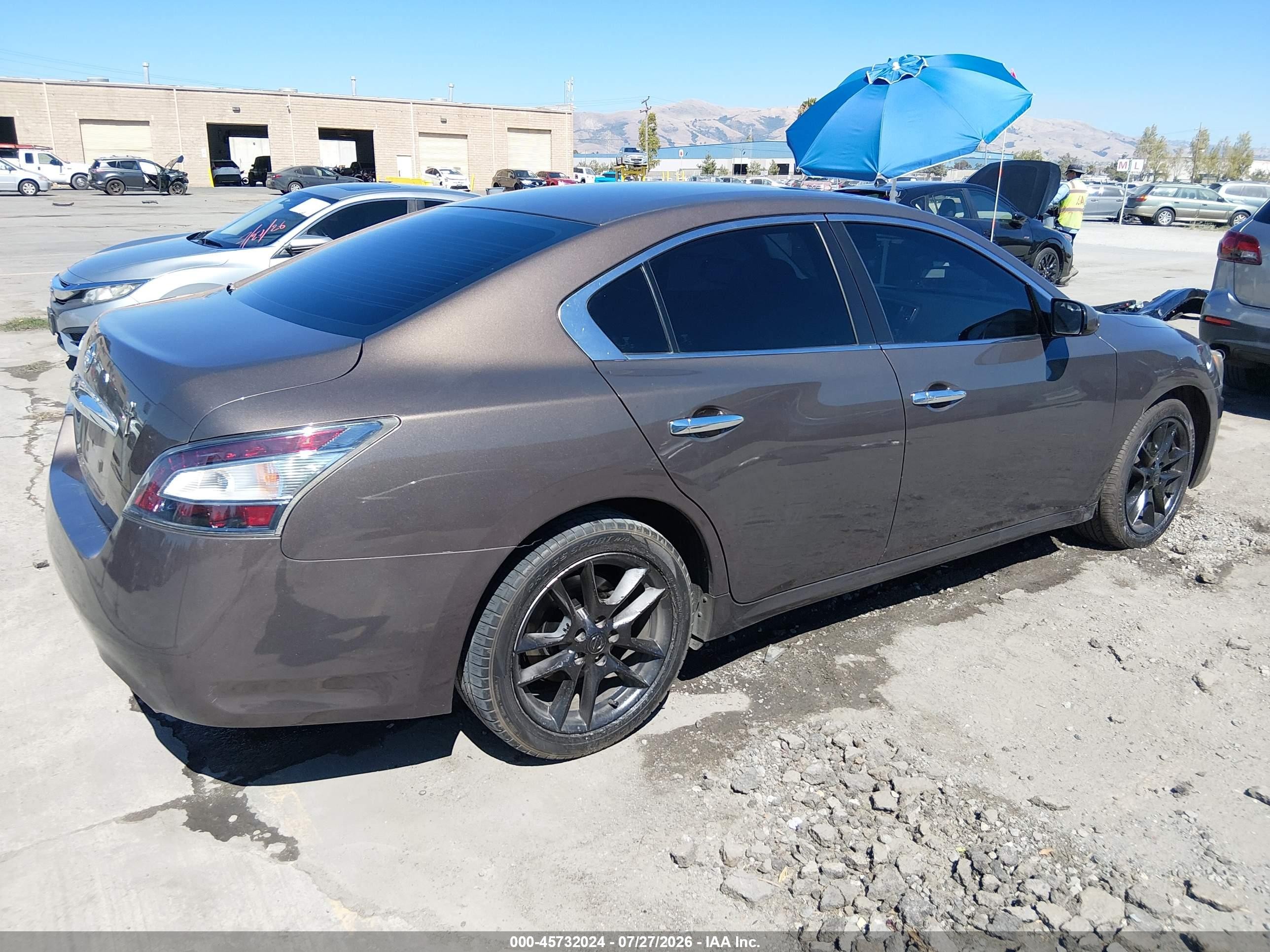2012 Nissan Maxima 3.5 S Gray vin: 1N4AA5AP2CC822088