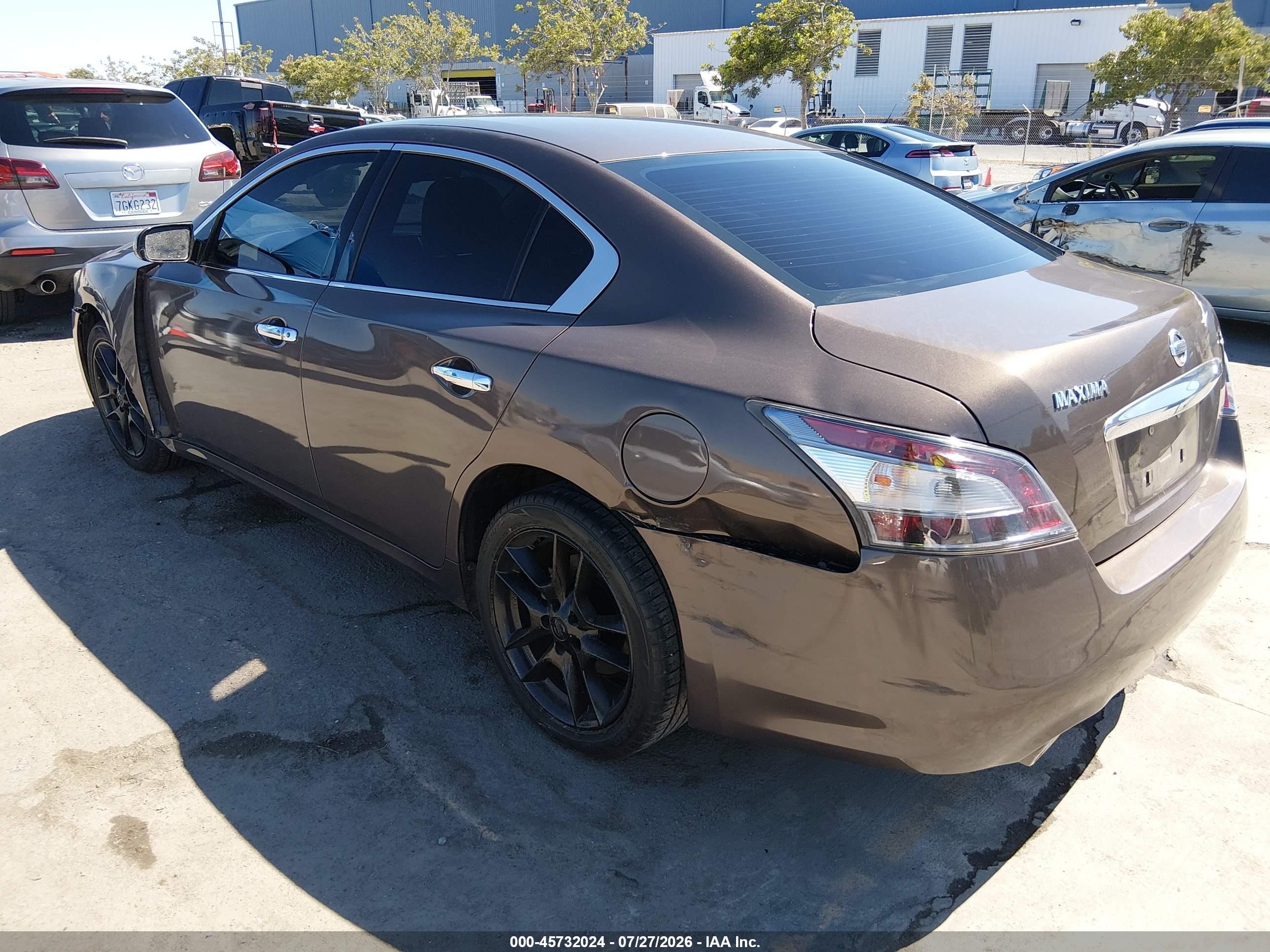 2012 Nissan Maxima 3.5 S Gray vin: 1N4AA5AP2CC822088
