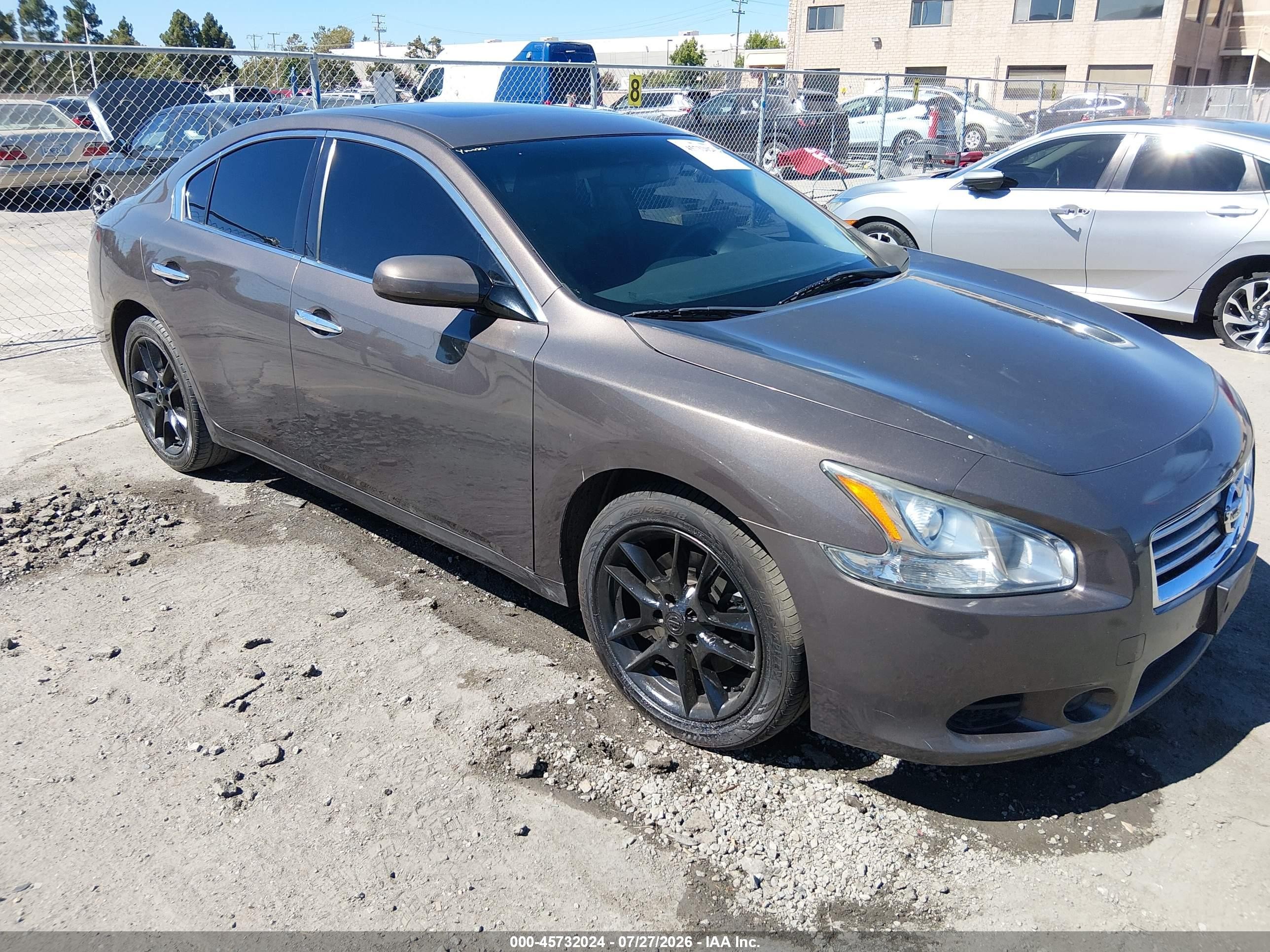 2012 Nissan Maxima 3.5 S Gray vin: 1N4AA5AP2CC822088