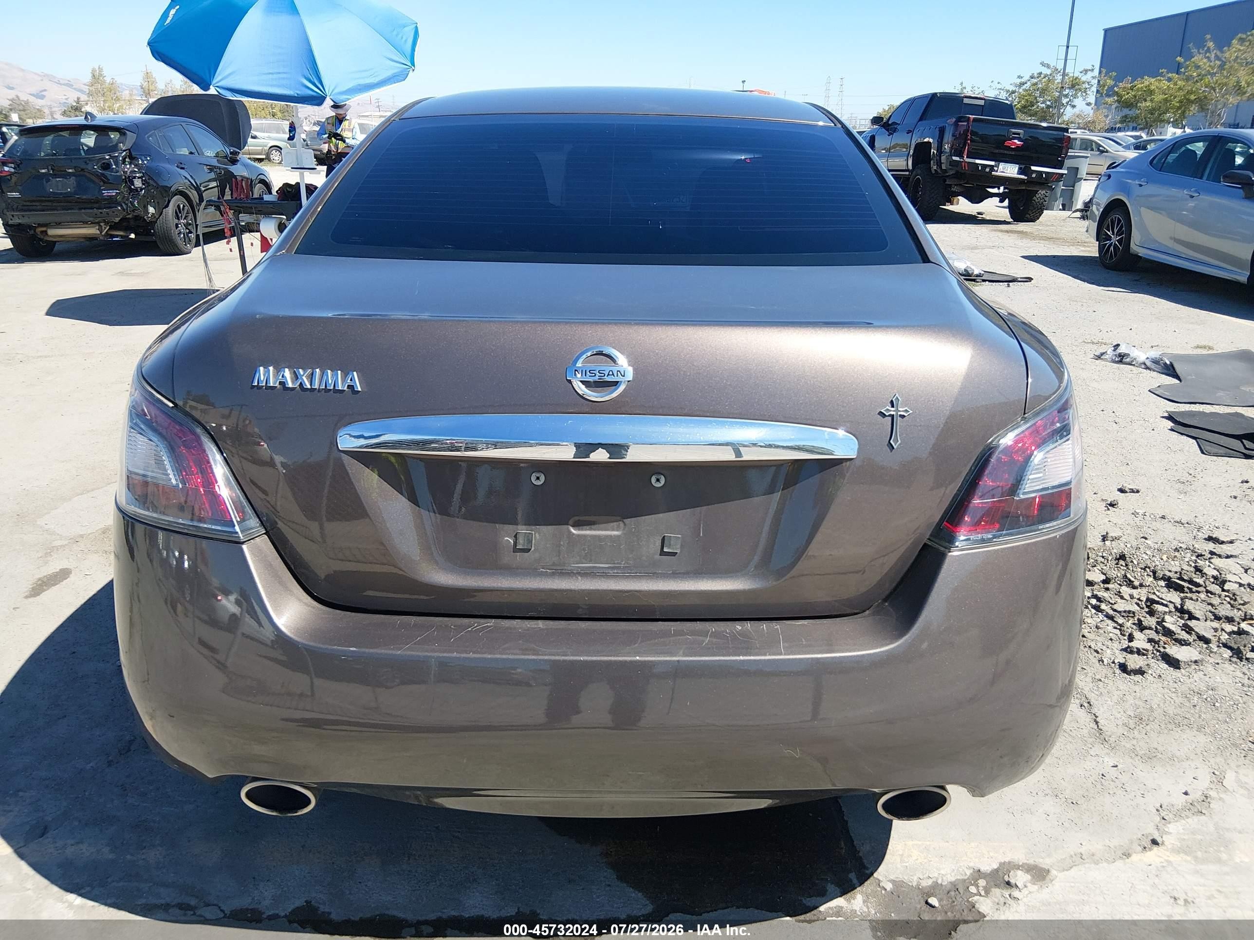 2012 Nissan Maxima 3.5 S Gray vin: 1N4AA5AP2CC822088