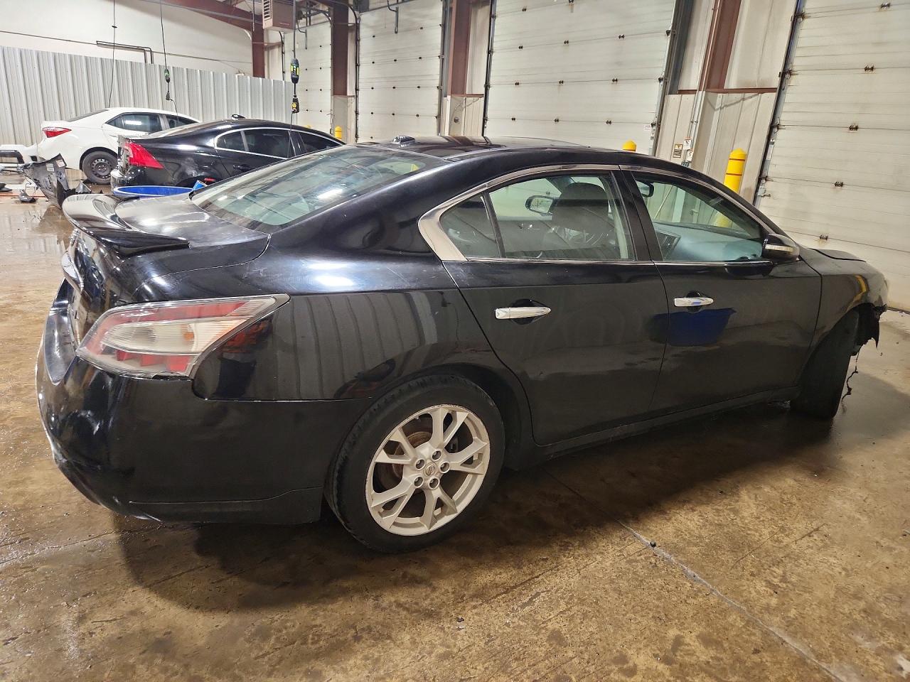 2012 Nissan Maxima S/sv Black vin: 1N4AA5AP2CC836525