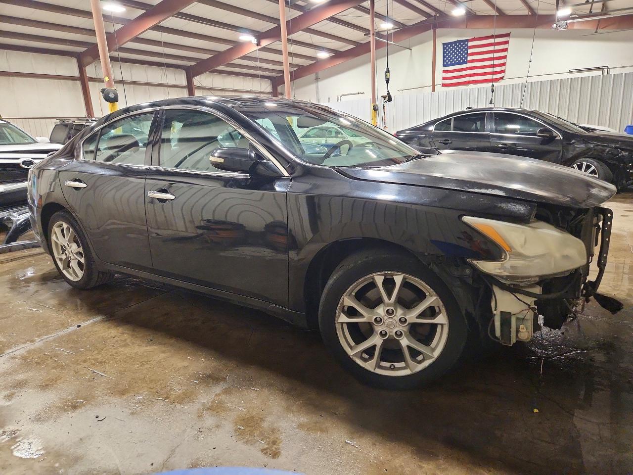 2012 Nissan Maxima S/sv Black vin: 1N4AA5AP2CC836525