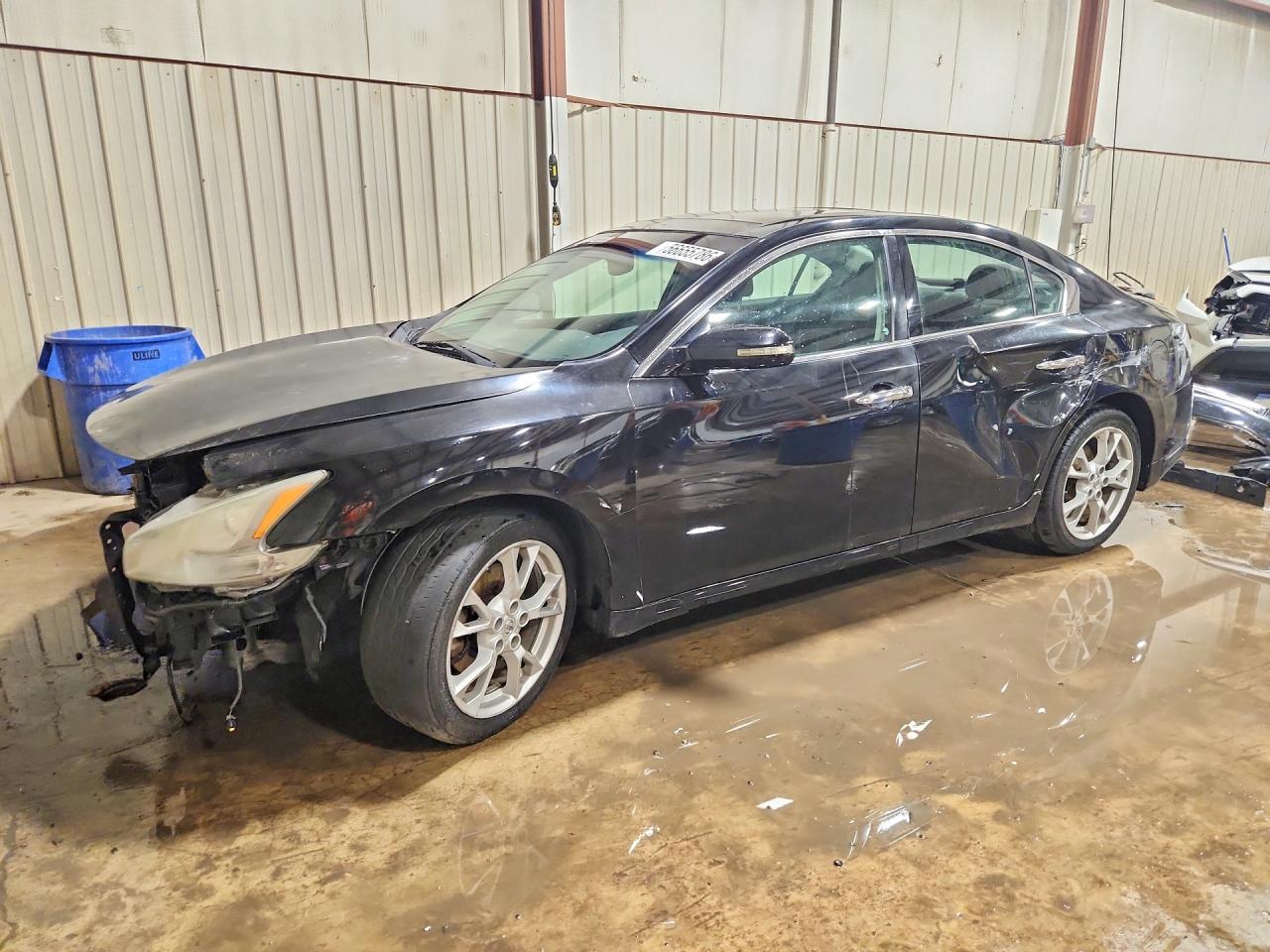 2012 Nissan Maxima S/sv Black vin: 1N4AA5AP2CC836525