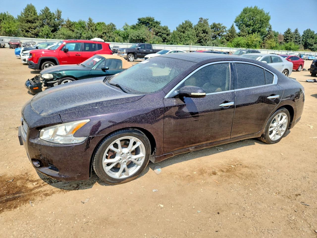 2012 Nissan Maxima S Purple vin: 1N4AA5AP2CC840980