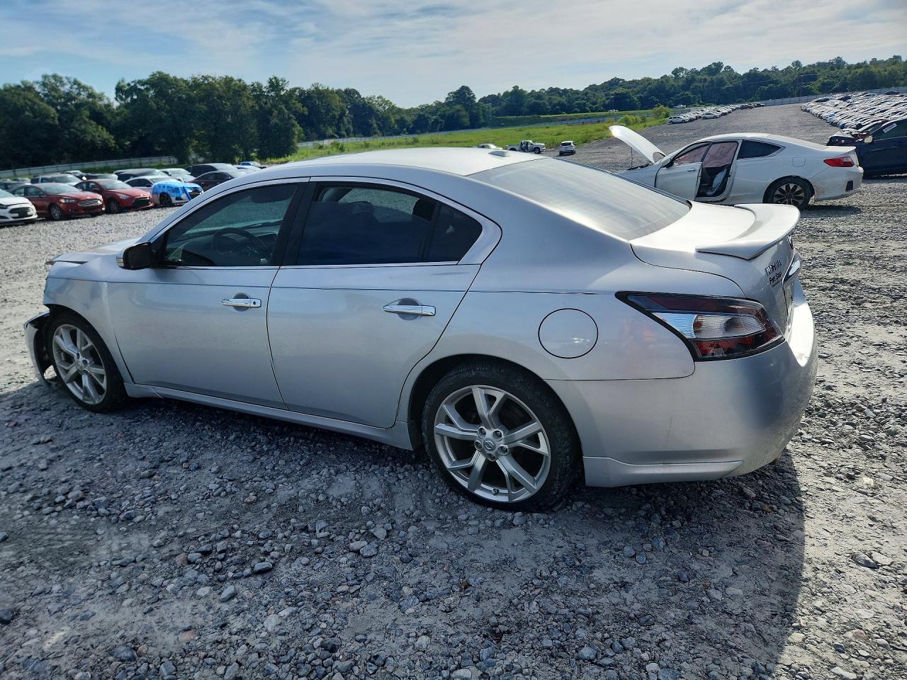 2012 Nissan Maxima 3.5 S Silver vin: 1N4AA5AP2CC848593