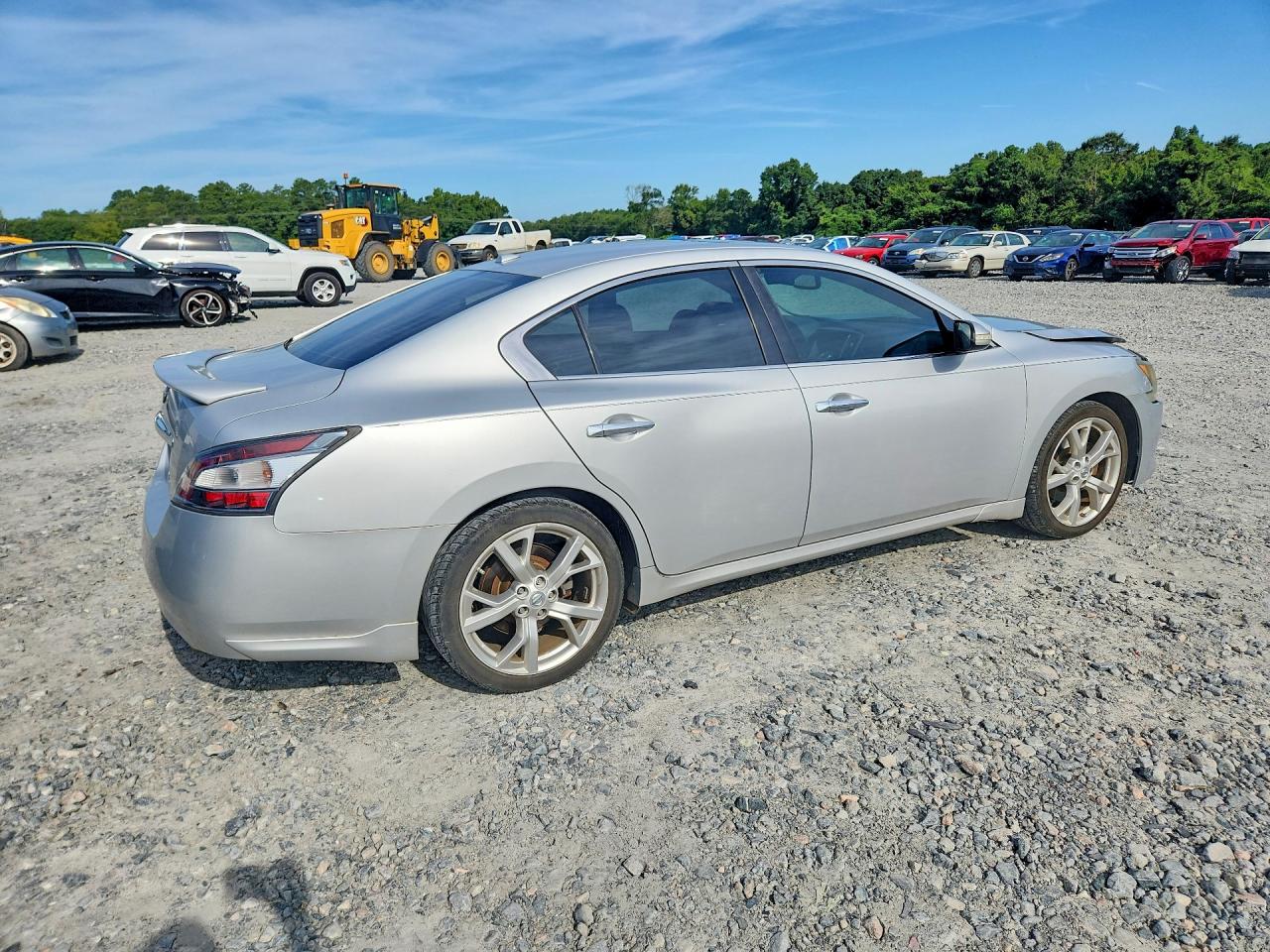 2012 Nissan Maxima 3.5 S Silver vin: 1N4AA5AP2CC848593