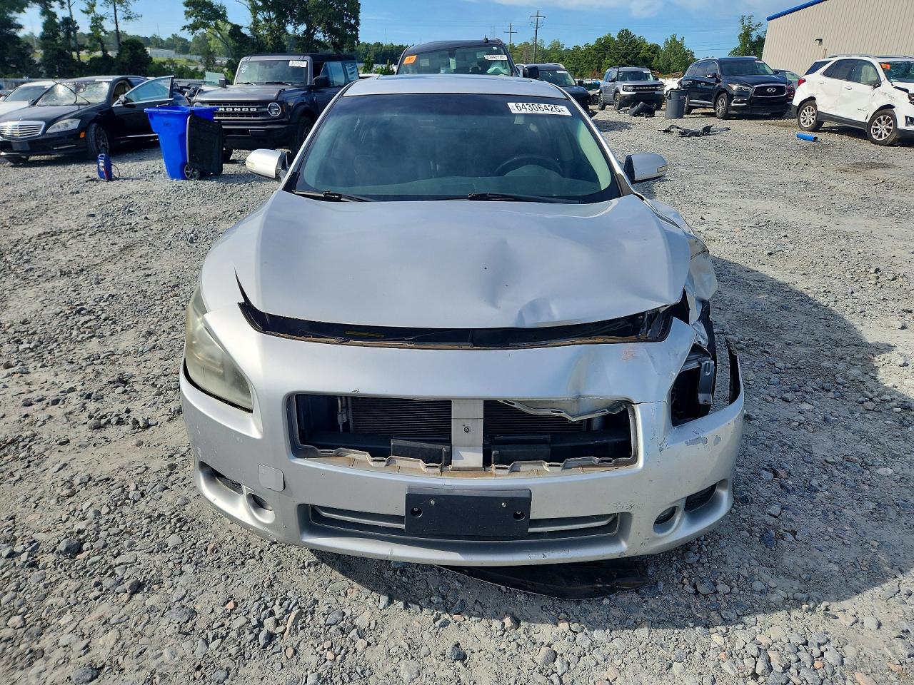 2012 Nissan Maxima 3.5 S Silver vin: 1N4AA5AP2CC848593