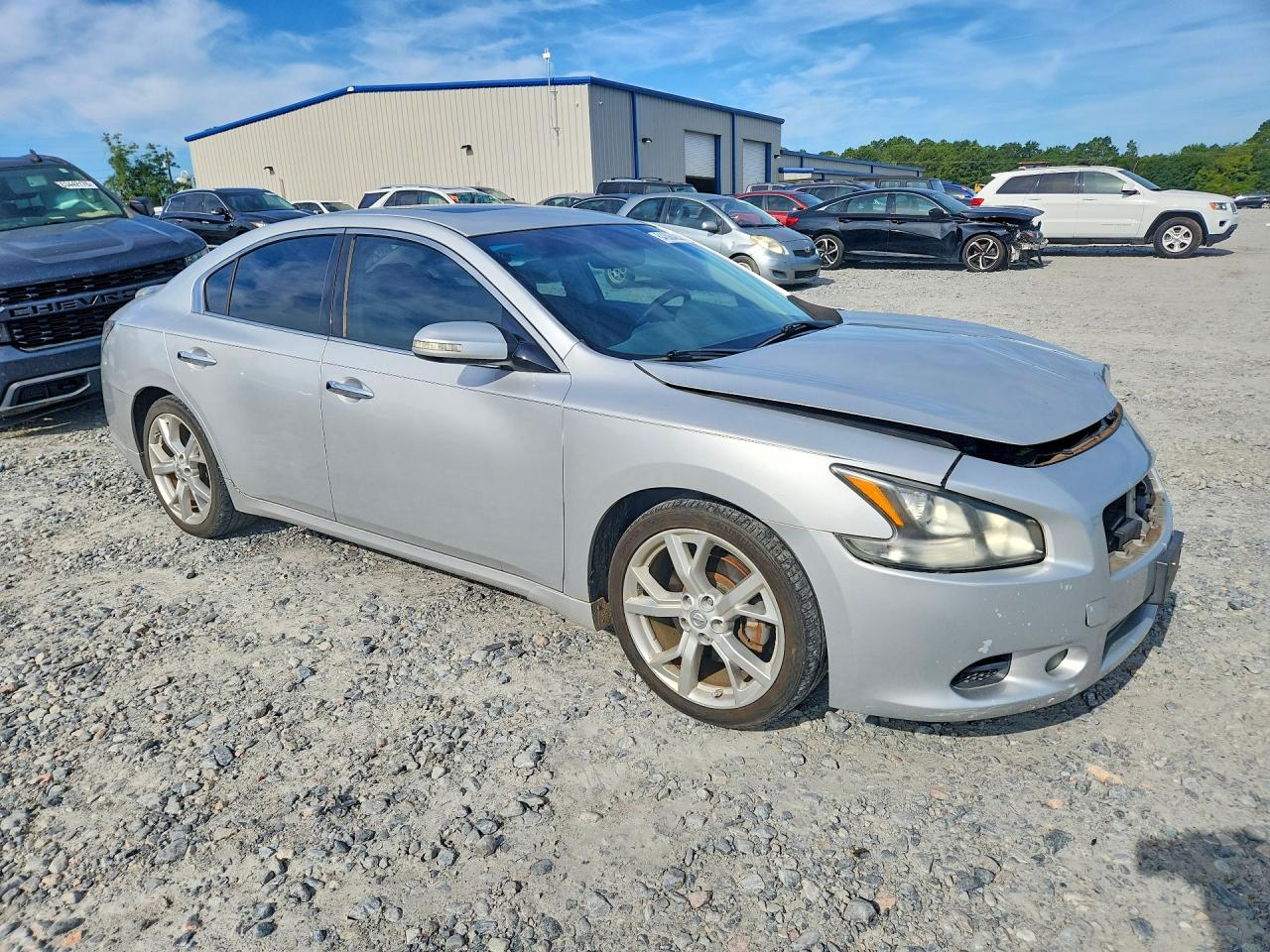 2012 Nissan Maxima 3.5 S Silver vin: 1N4AA5AP2CC848593