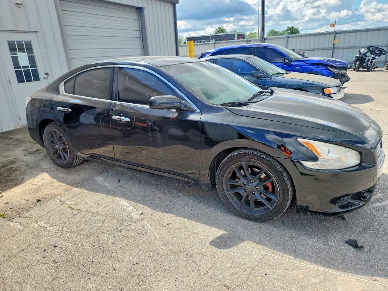 2012 Nissan Maxima 3.5 S Black vin: 1N4AA5AP2CC851946