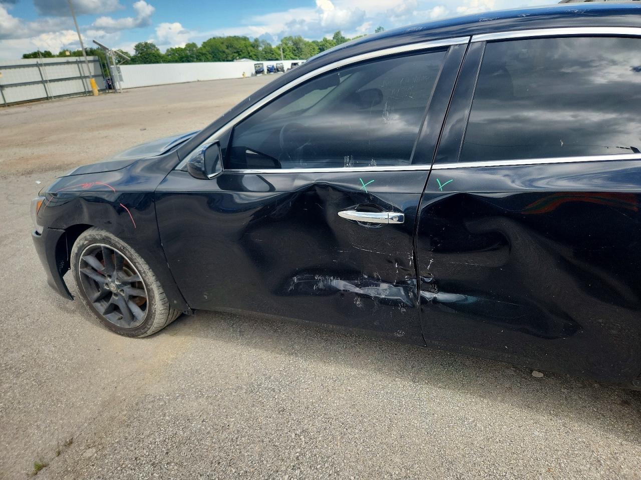 2012 Nissan Maxima 3.5 S Black vin: 1N4AA5AP2CC851946