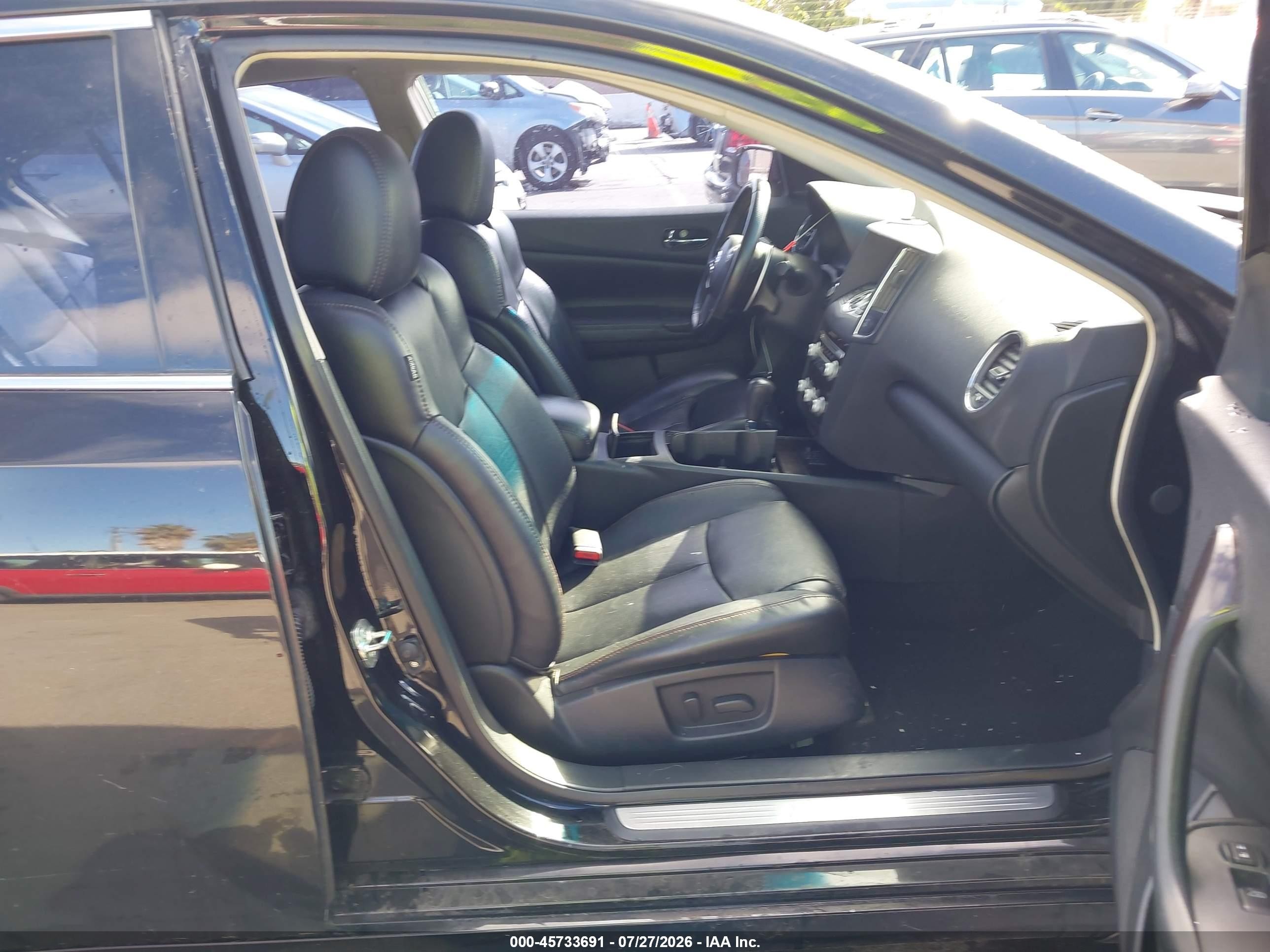 2012 Nissan Maxima 3.5 Sv Black vin: 1N4AA5AP2CC857844