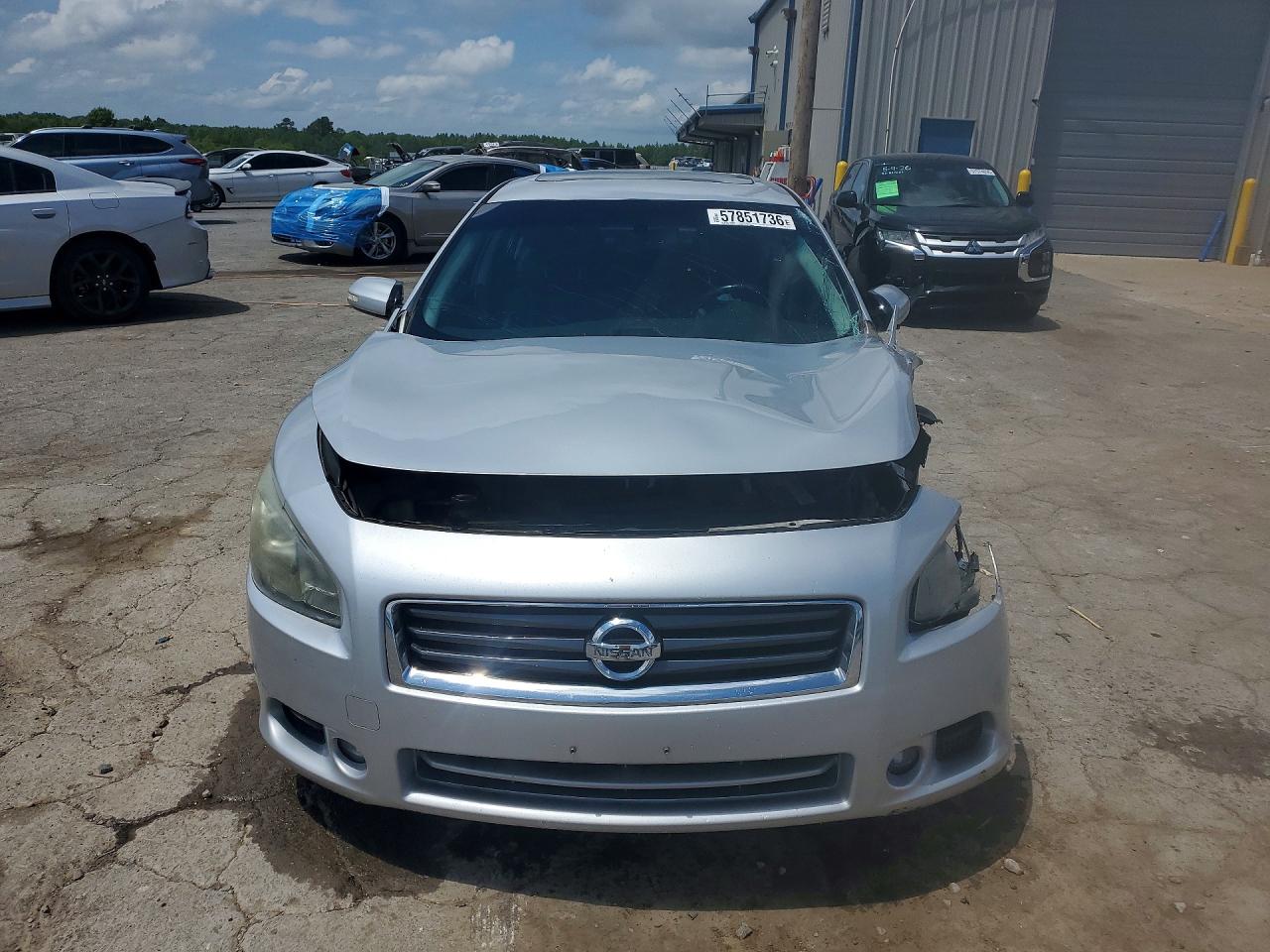 2012 Nissan Maxima S/sv Silver vin: 1N4AA5AP2CC861165