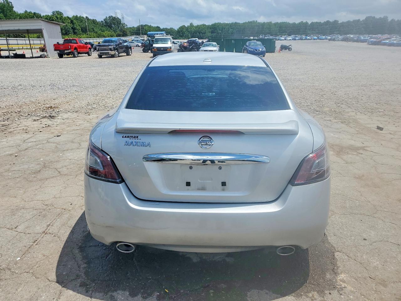 2012 Nissan Maxima S/sv Silver vin: 1N4AA5AP2CC861165