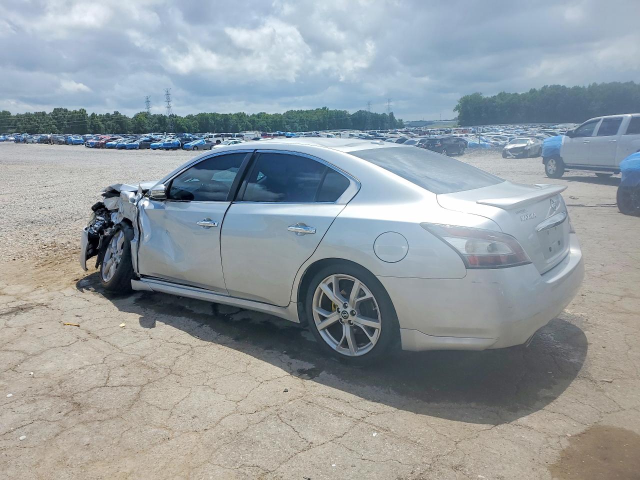 2012 Nissan Maxima S/sv Silver vin: 1N4AA5AP2CC861165