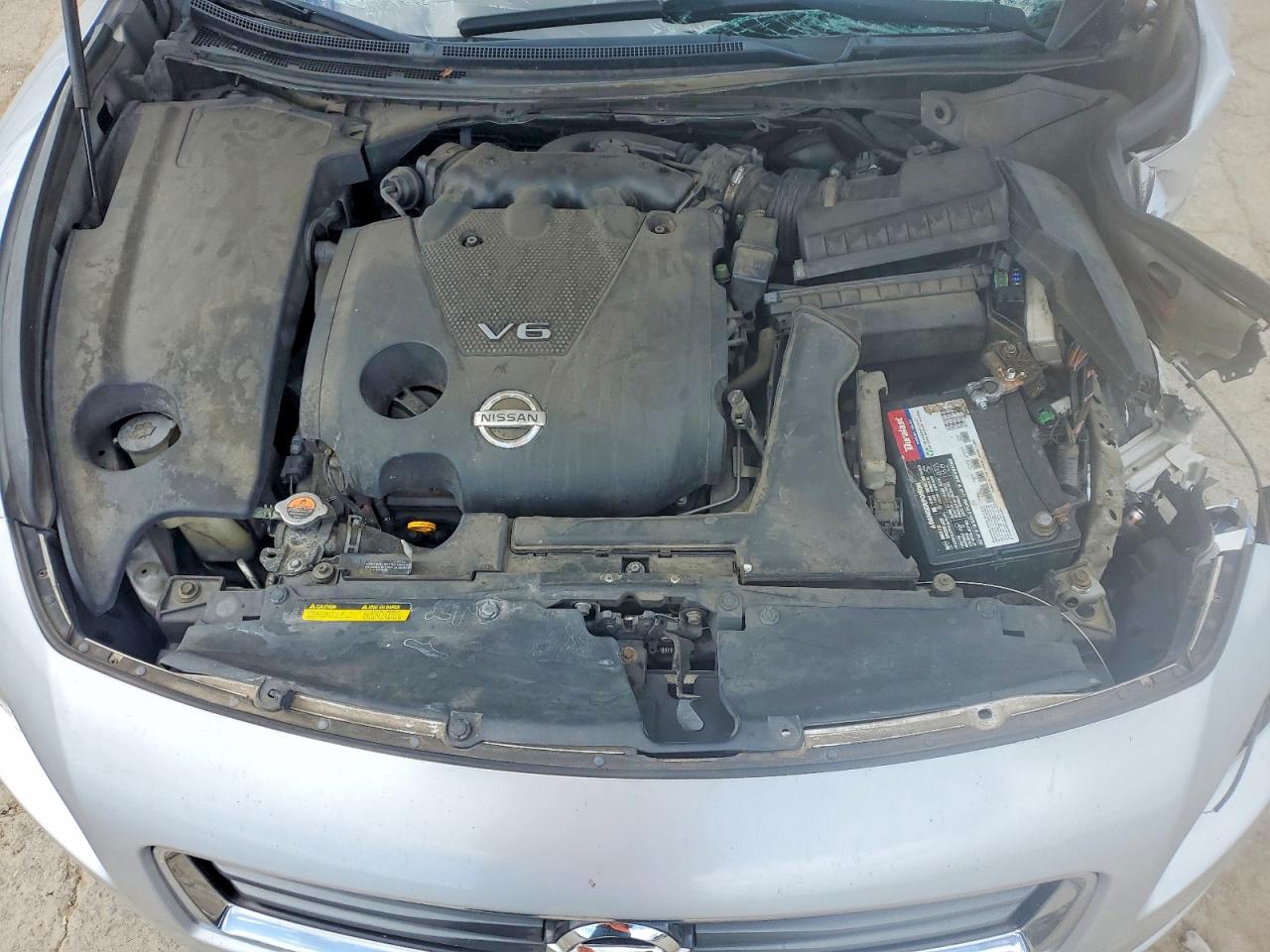 2012 Nissan Maxima S/sv Silver vin: 1N4AA5AP2CC861165
