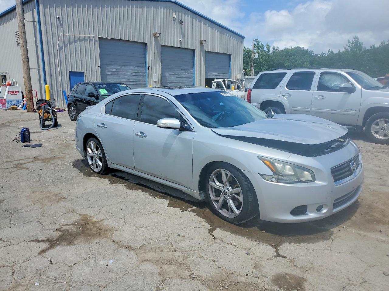 2012 Nissan Maxima S/sv Silver vin: 1N4AA5AP2CC861165