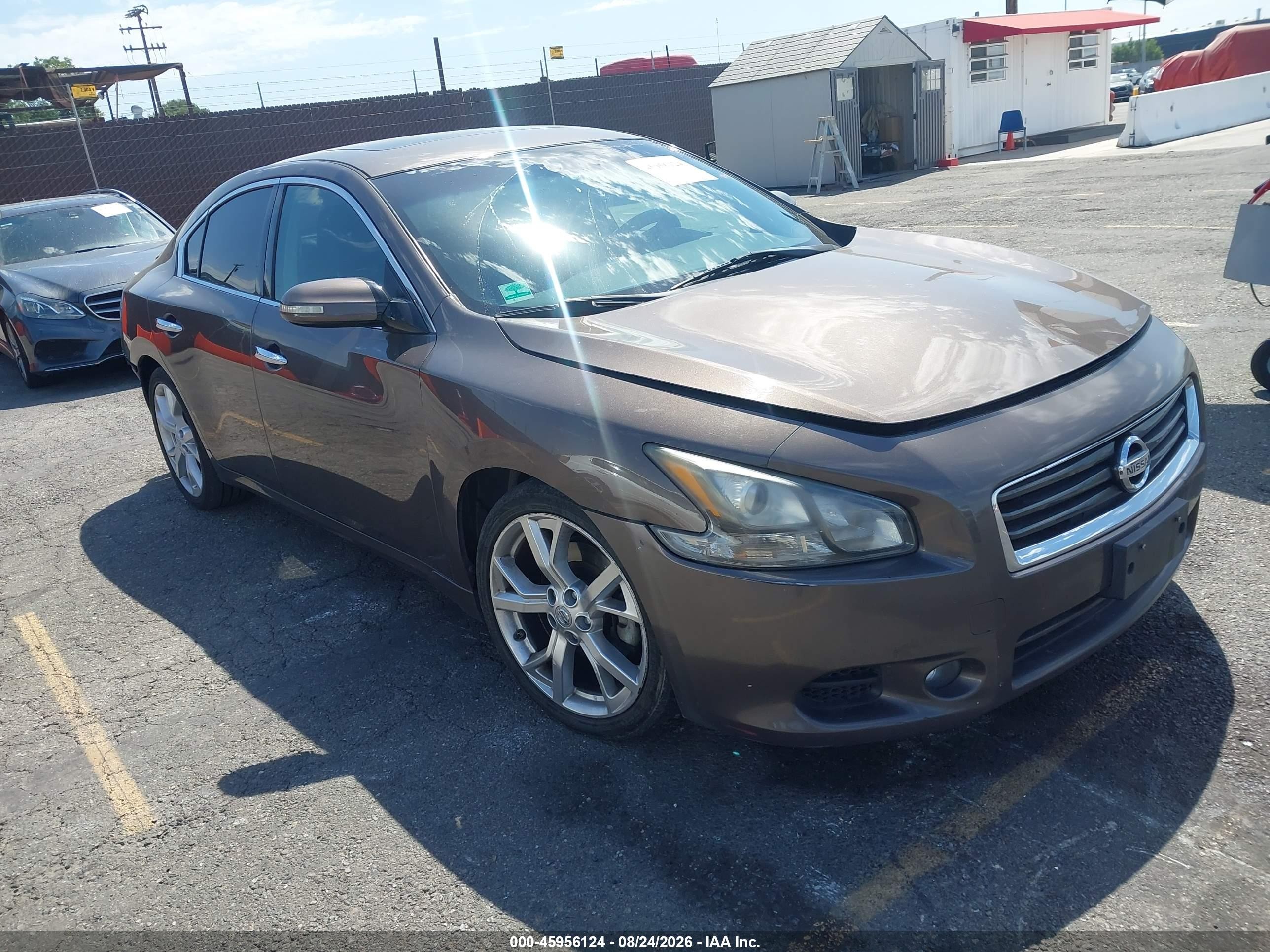 2012 Nissan Maxima 3.5 Sv Коричневый vin: 1N4AA5AP2CC864194