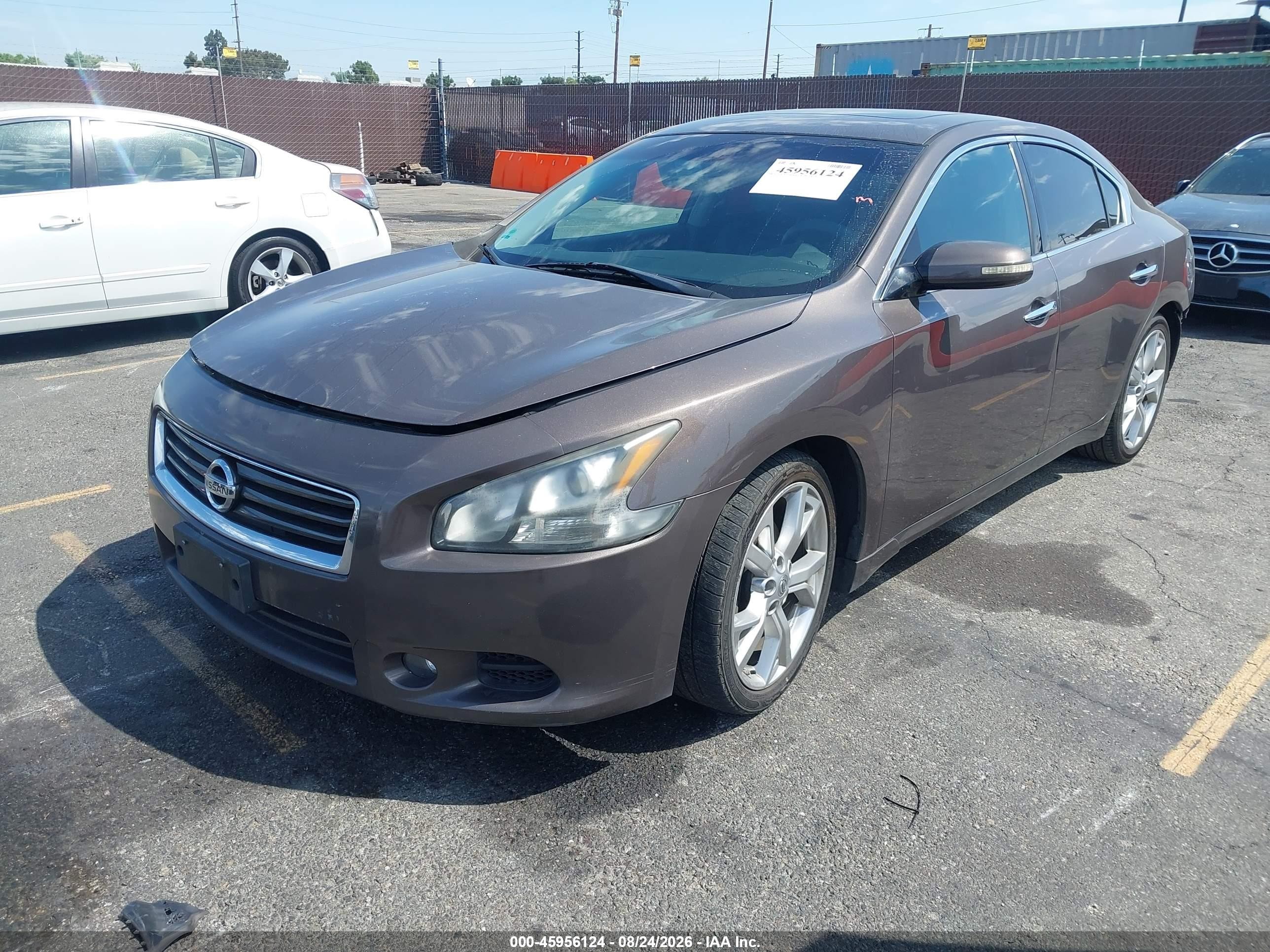 2012 Nissan Maxima 3.5 Sv Коричневый vin: 1N4AA5AP2CC864194