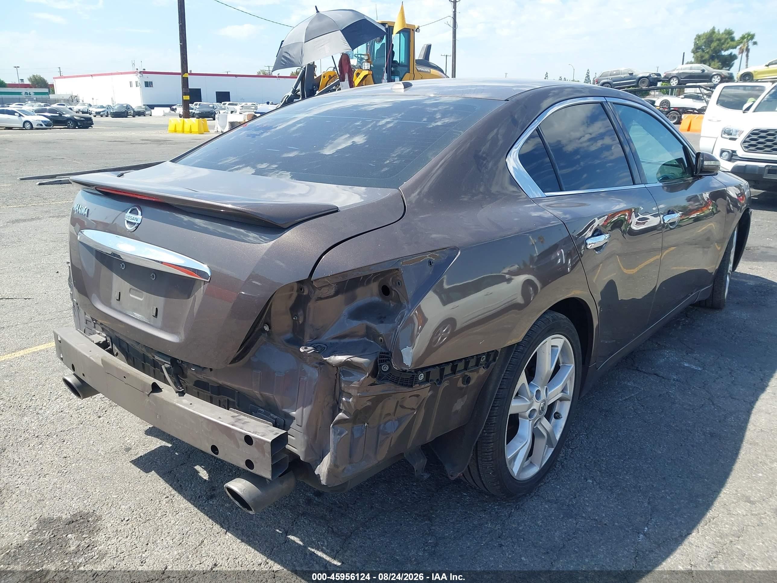 2012 Nissan Maxima 3.5 Sv Коричневый vin: 1N4AA5AP2CC864194