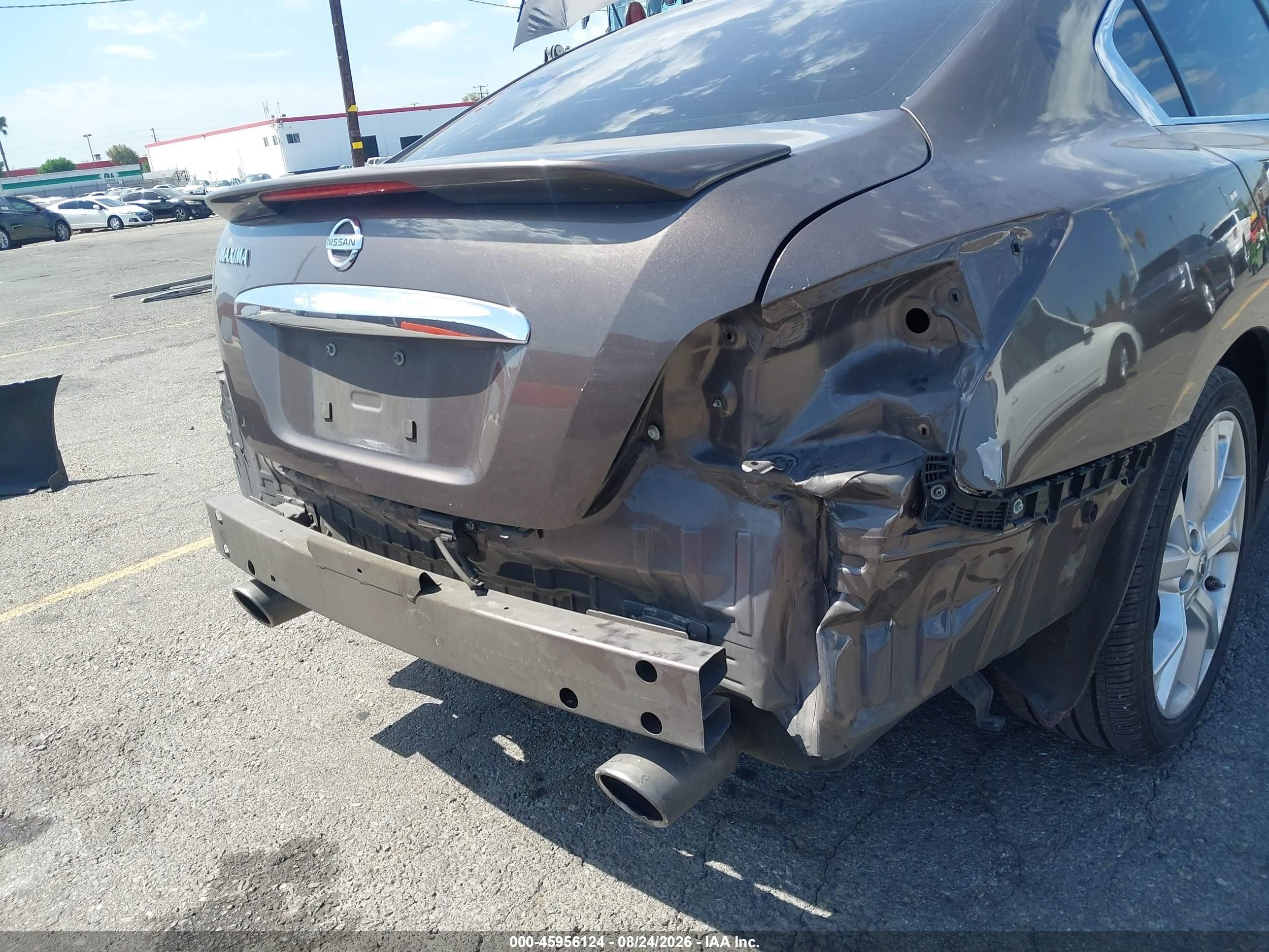 2012 Nissan Maxima 3.5 Sv Коричневый vin: 1N4AA5AP2CC864194