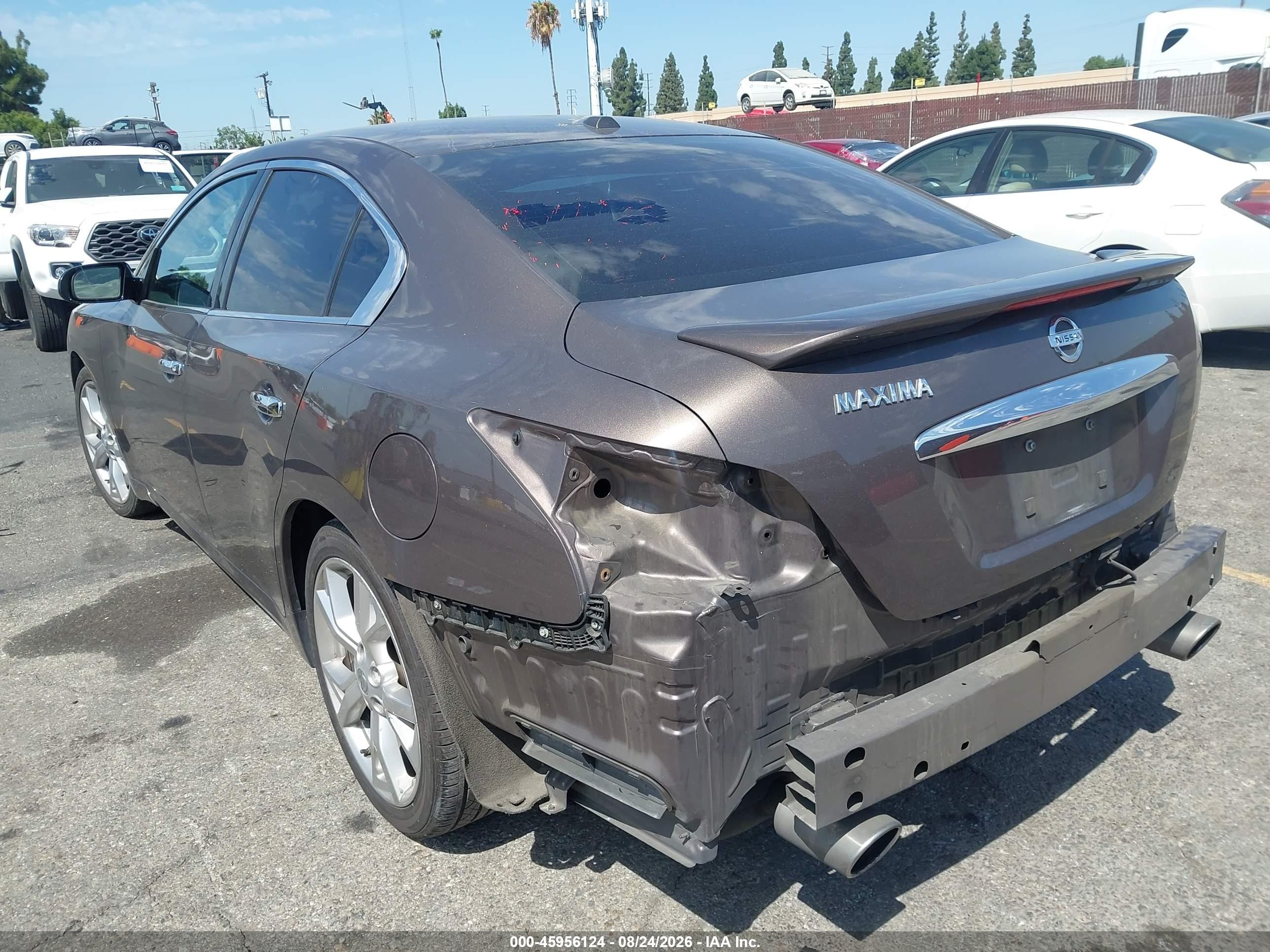 2012 Nissan Maxima 3.5 Sv Коричневый vin: 1N4AA5AP2CC864194