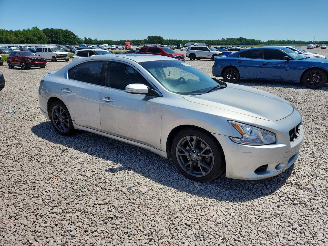 2012 Nissan Maxima 3.5 S Silver vin: 1N4AA5AP2CC870125