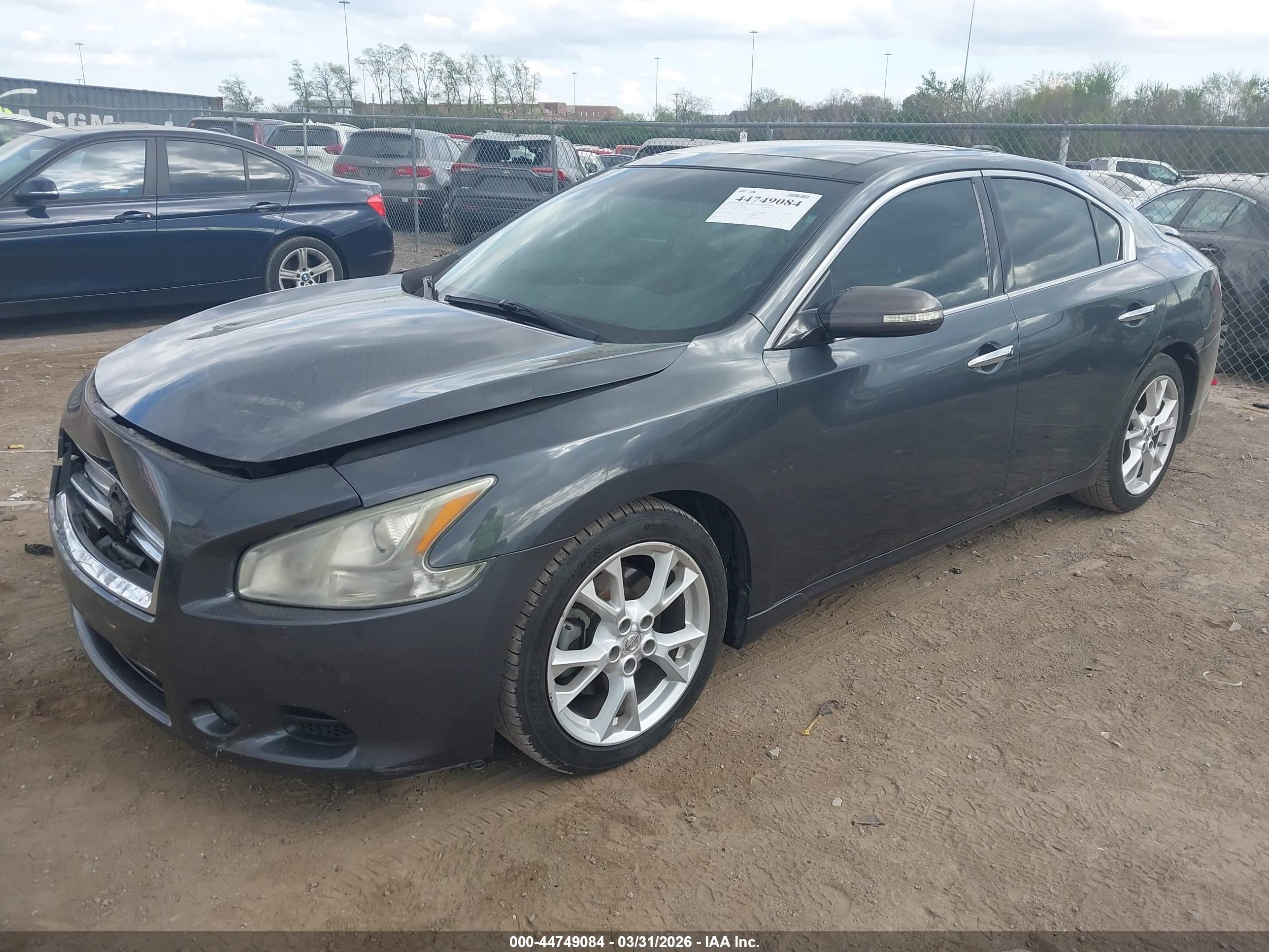 2013 Nissan Maxima 3.5 Sv Light Blue vin: 1N4AA5AP2DC808953