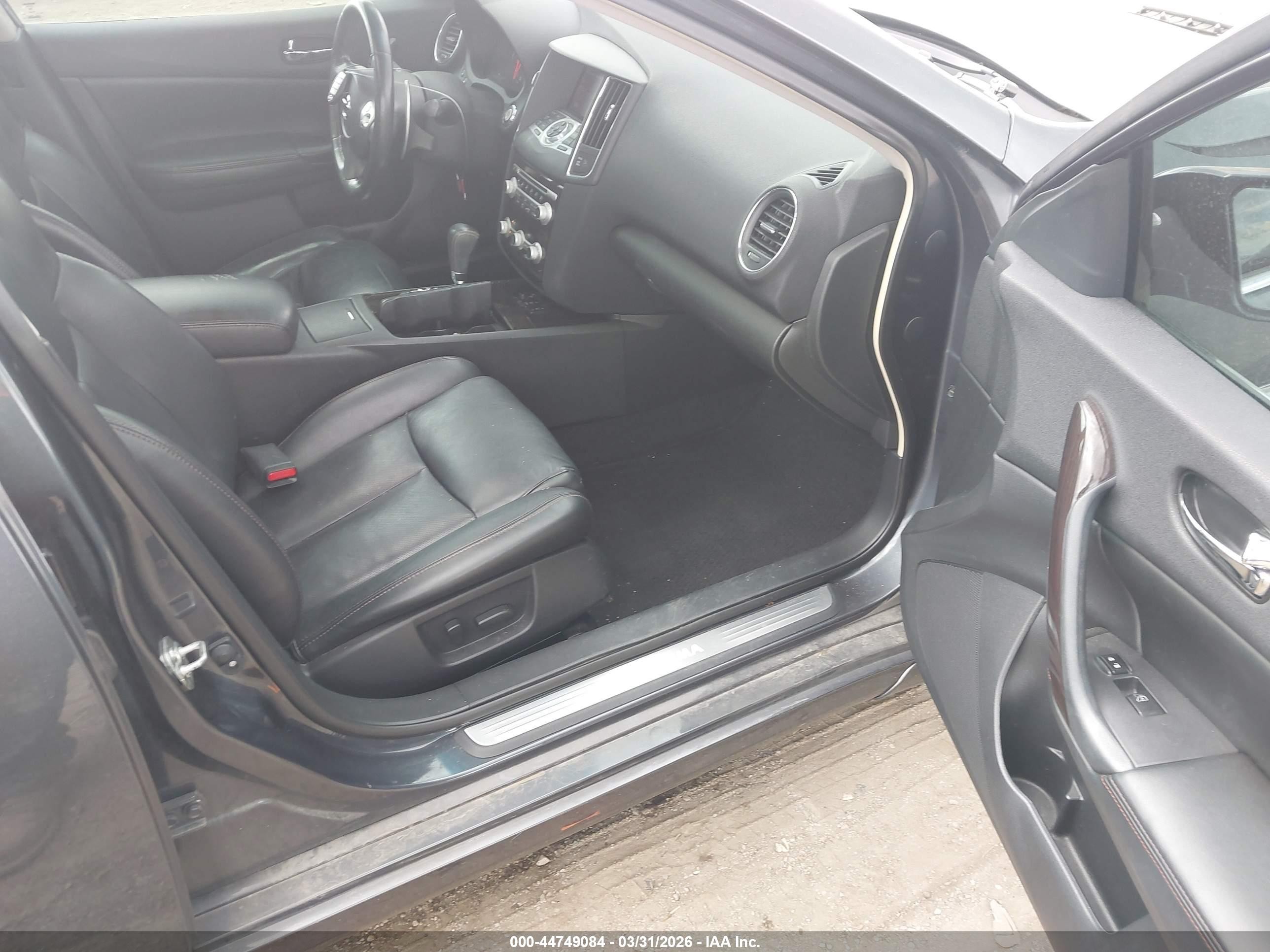 2013 Nissan Maxima 3.5 Sv Light Blue vin: 1N4AA5AP2DC808953