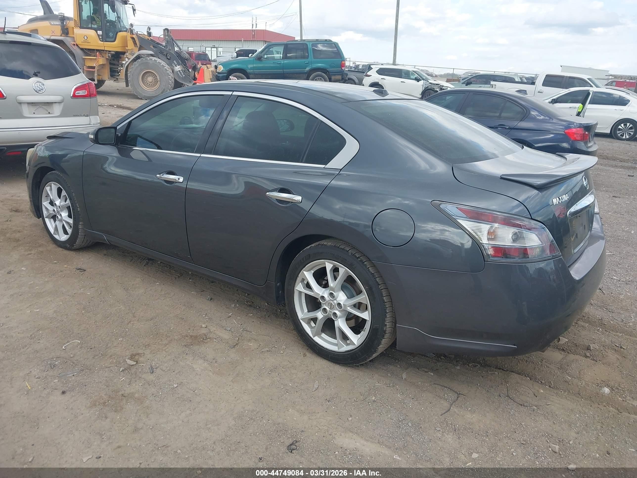 2013 Nissan Maxima 3.5 Sv Light Blue vin: 1N4AA5AP2DC808953