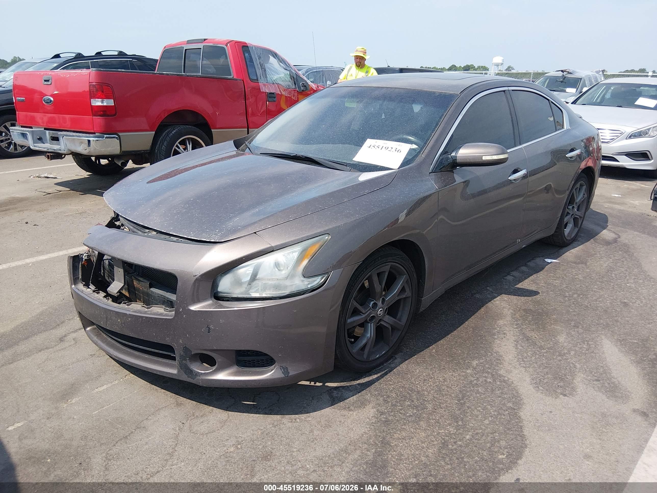 2013 Nissan Maxima 3.5 Sv Gray vin: 1N4AA5AP2DC811299