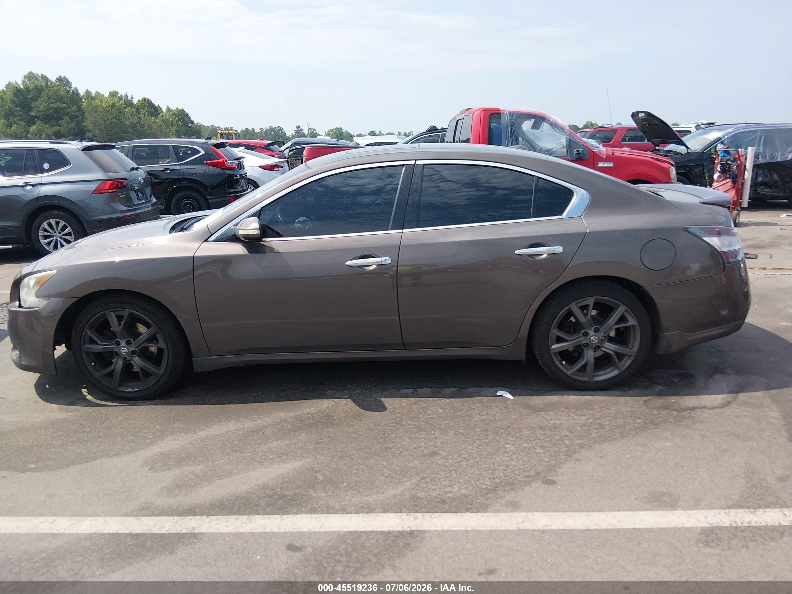 2013 Nissan Maxima 3.5 Sv Gray vin: 1N4AA5AP2DC811299