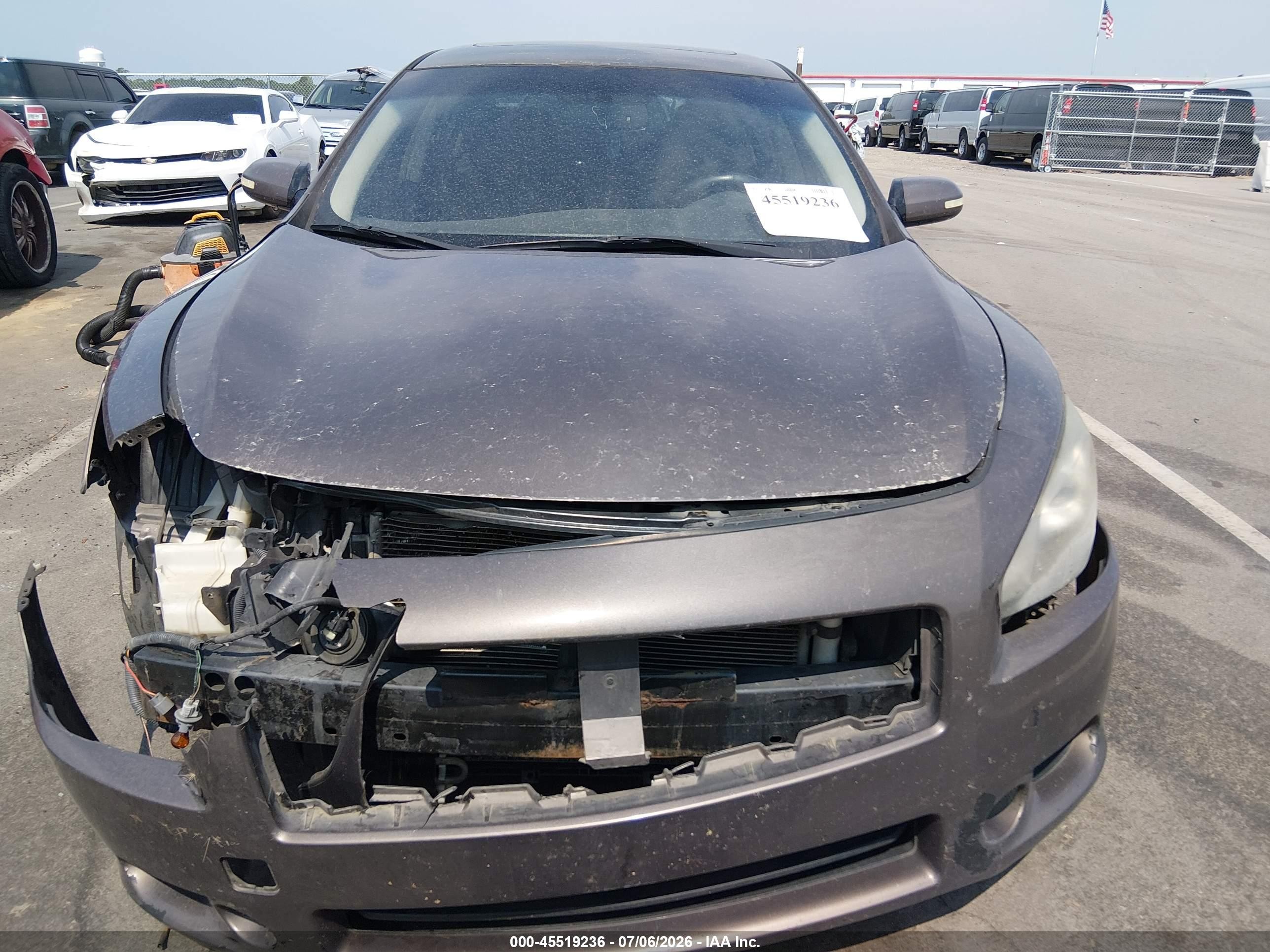 2013 Nissan Maxima 3.5 Sv Gray vin: 1N4AA5AP2DC811299