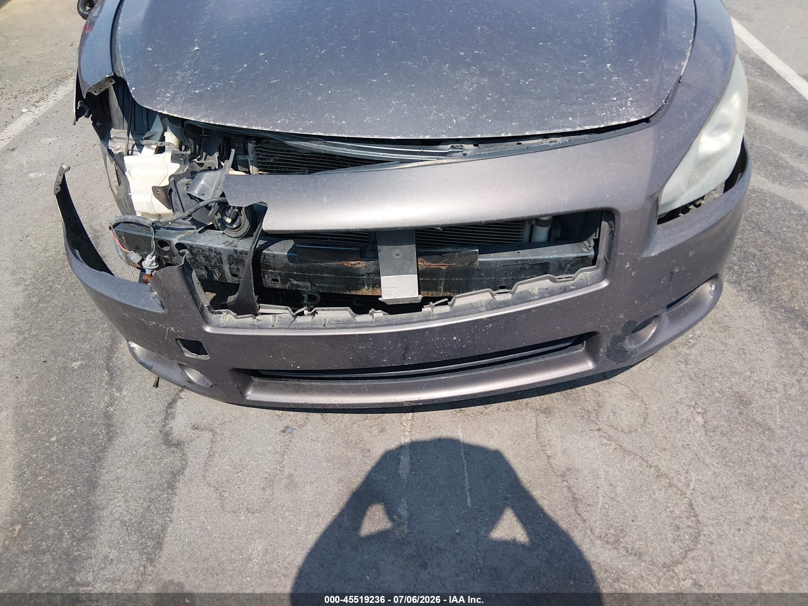 2013 Nissan Maxima 3.5 Sv Gray vin: 1N4AA5AP2DC811299