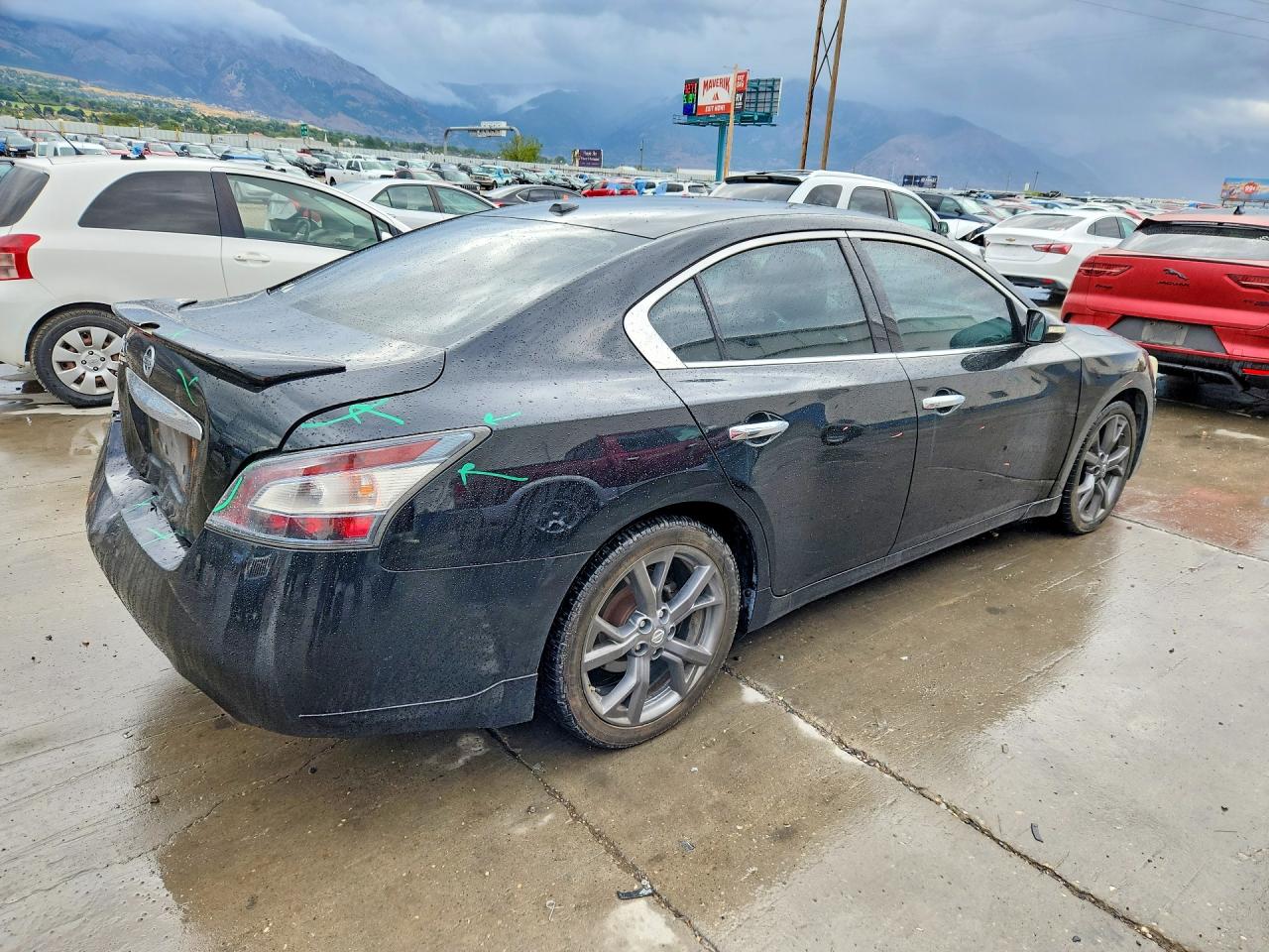 2013 Nissan Maxima 3.5 Sv Black vin: 1N4AA5AP2DC811531