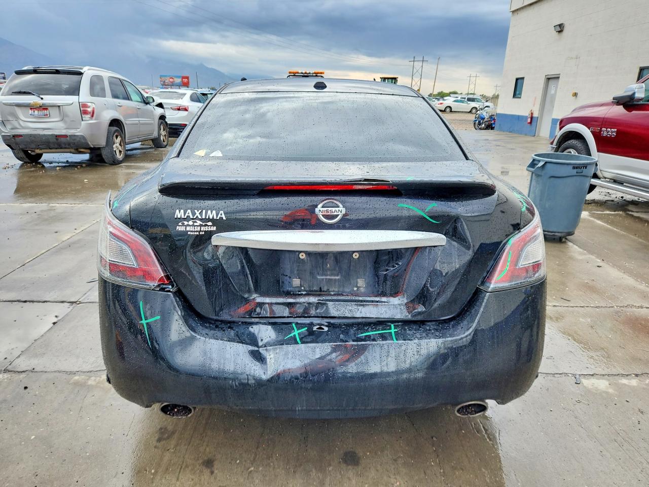 2013 Nissan Maxima 3.5 Sv Black vin: 1N4AA5AP2DC811531